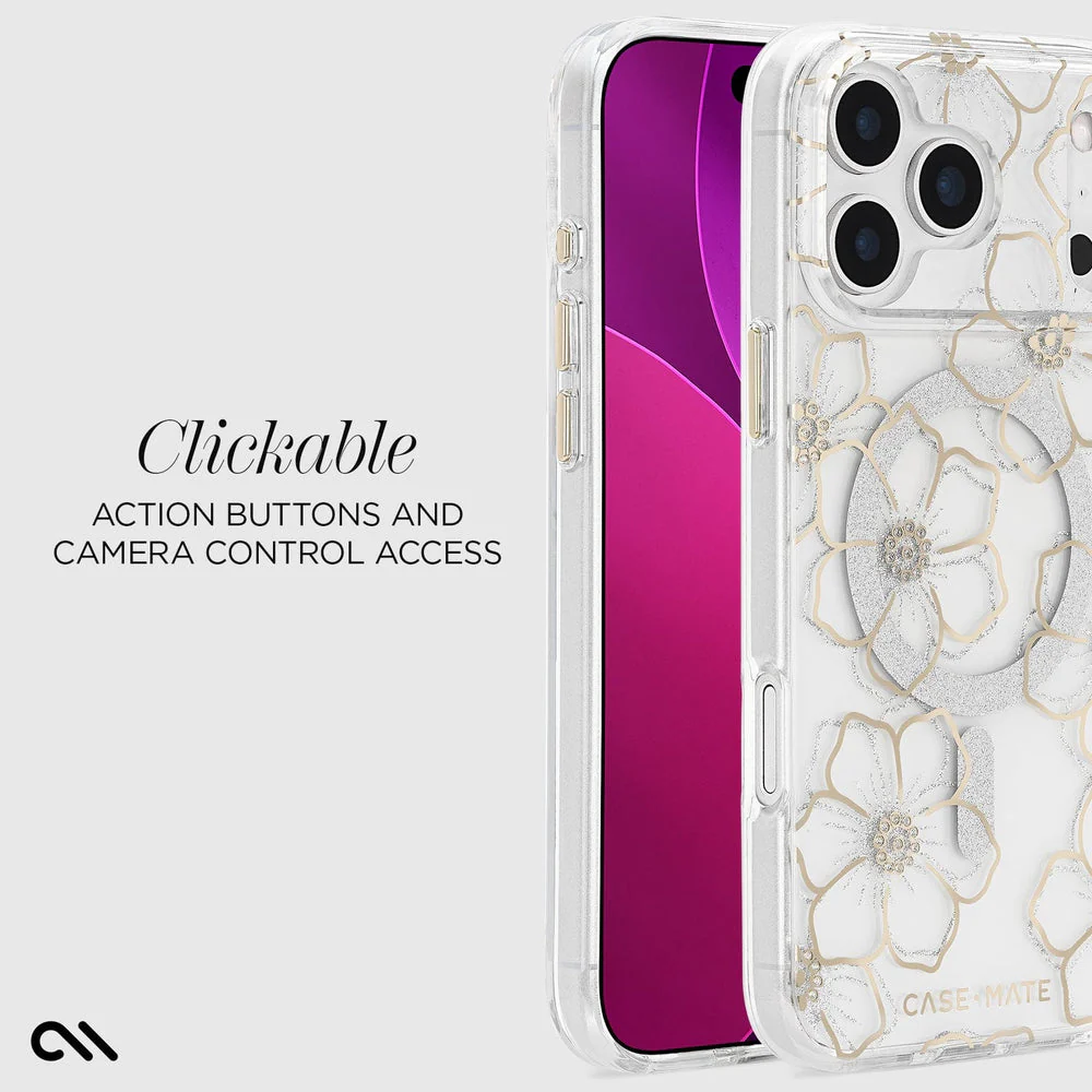 Case-Mate Floral Gems MagSafe Case for iPhone 17 Series - Image 4