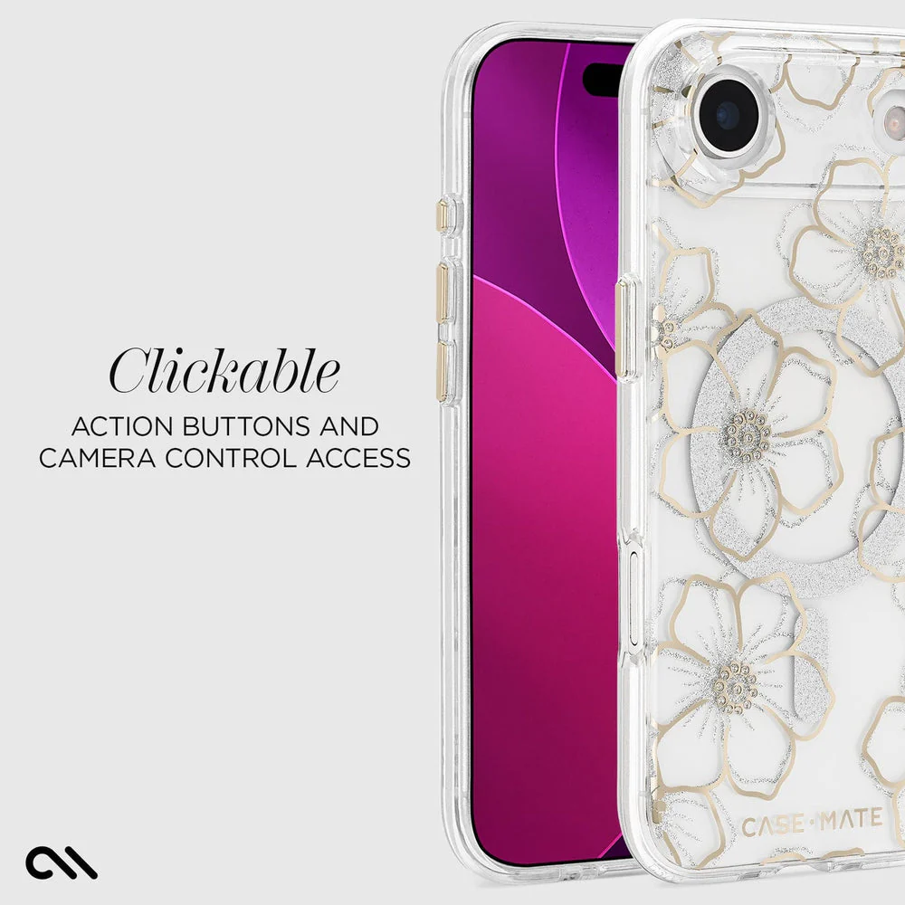 Case-Mate Floral Gems MagSafe Case for iPhone 17 Series - Image 9