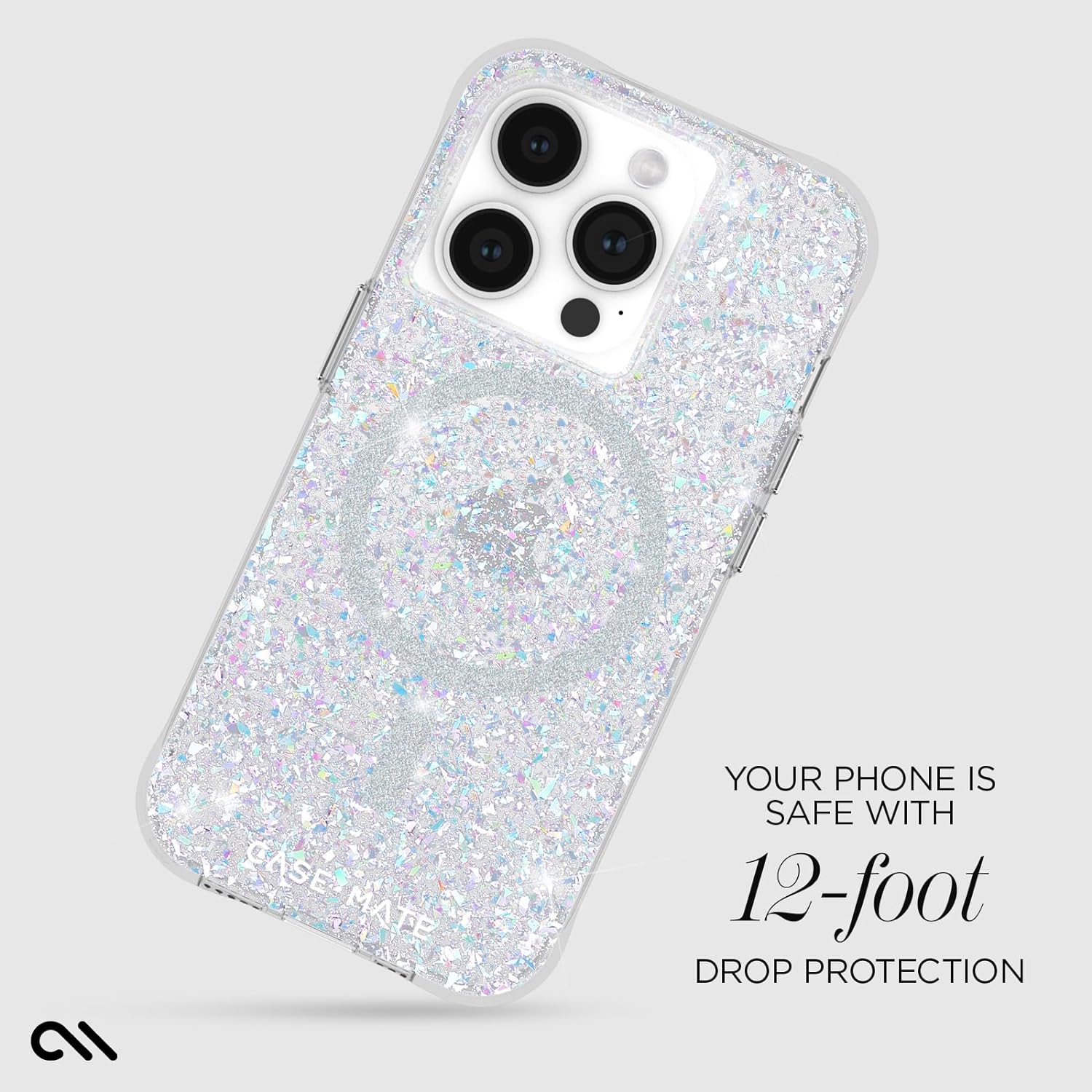 Case-Mate iPhone 15 Pro Case Twinkle with Magsafe Iridescent - Image 2