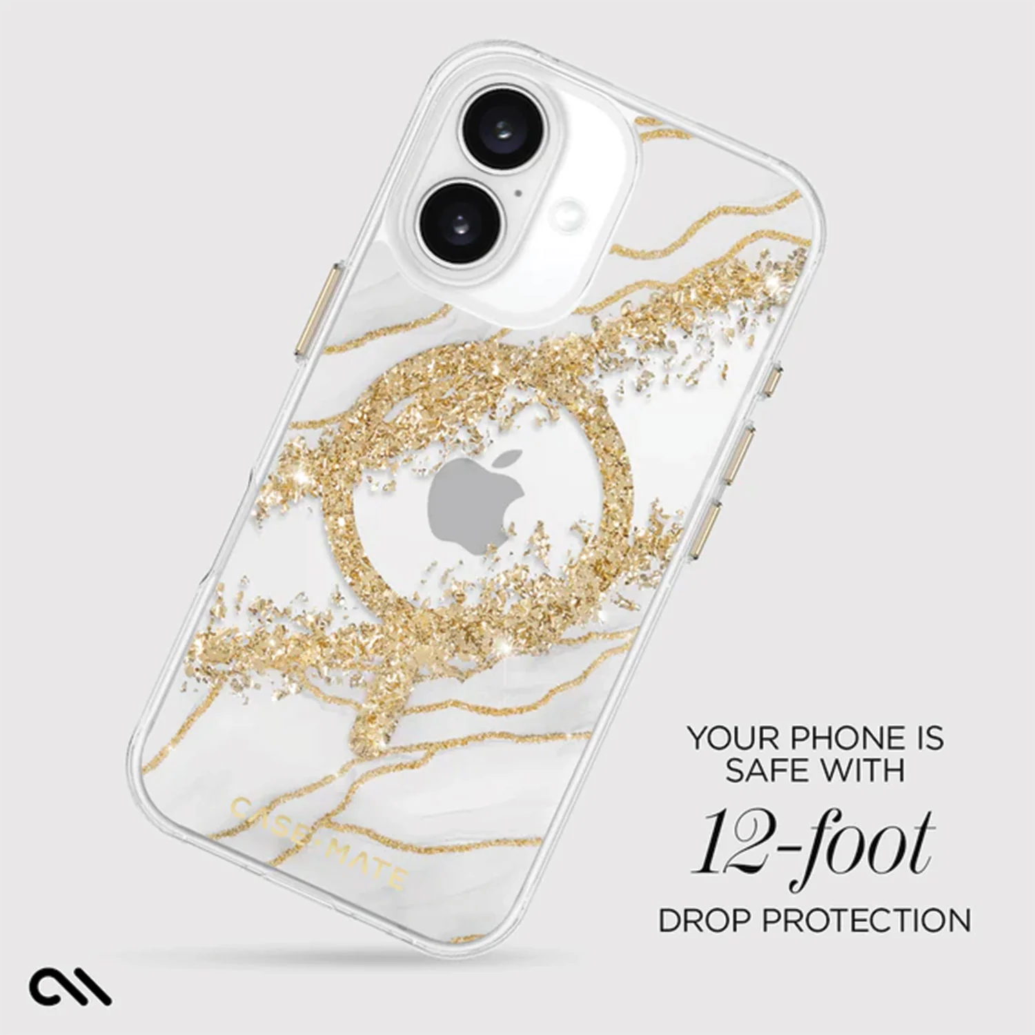 Case-Mate iPhone 16 Case Karat Granite with MagSafe - Image 3