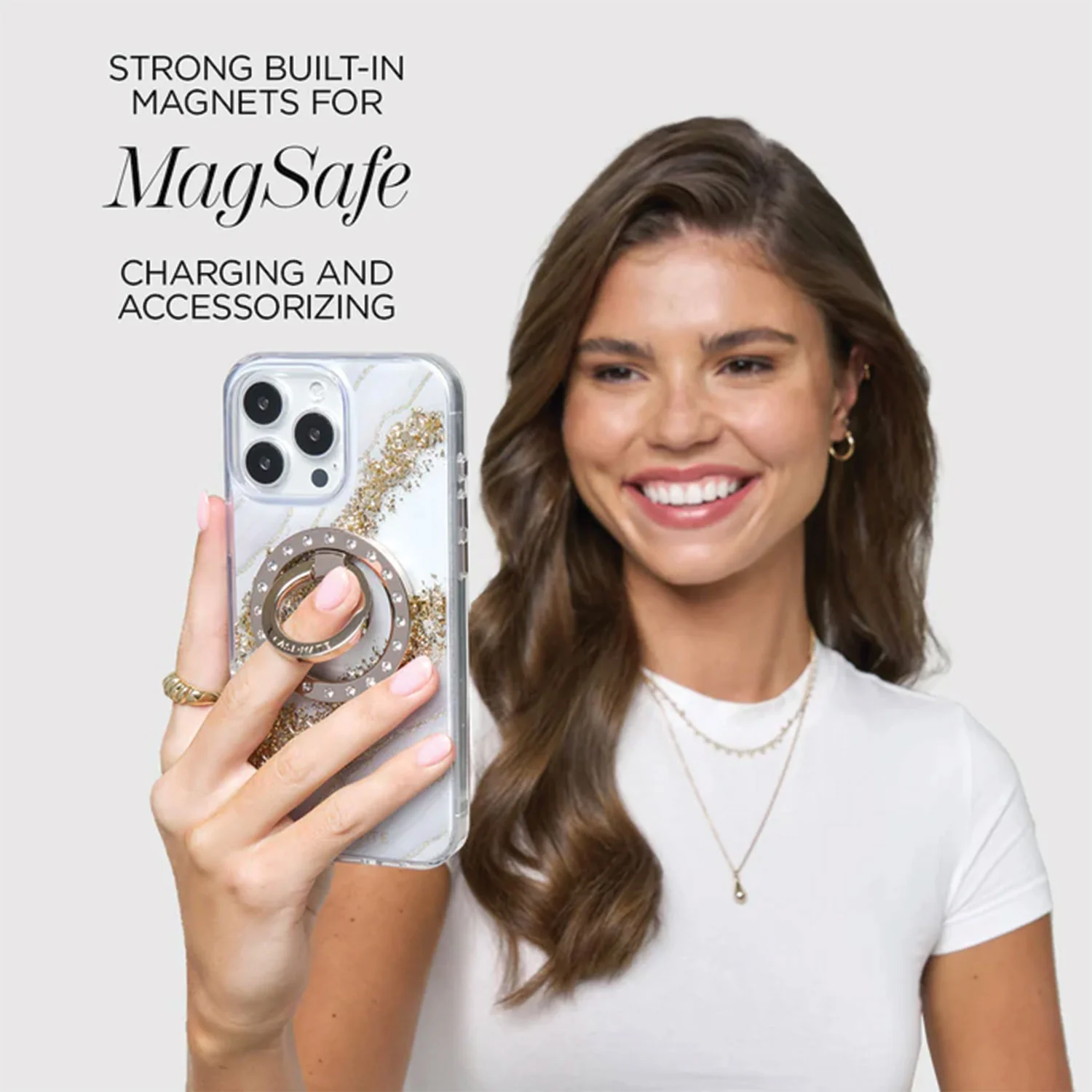 Case-Mate iPhone 16 Pro Case Karat Granite with MagSafe - Image 4
