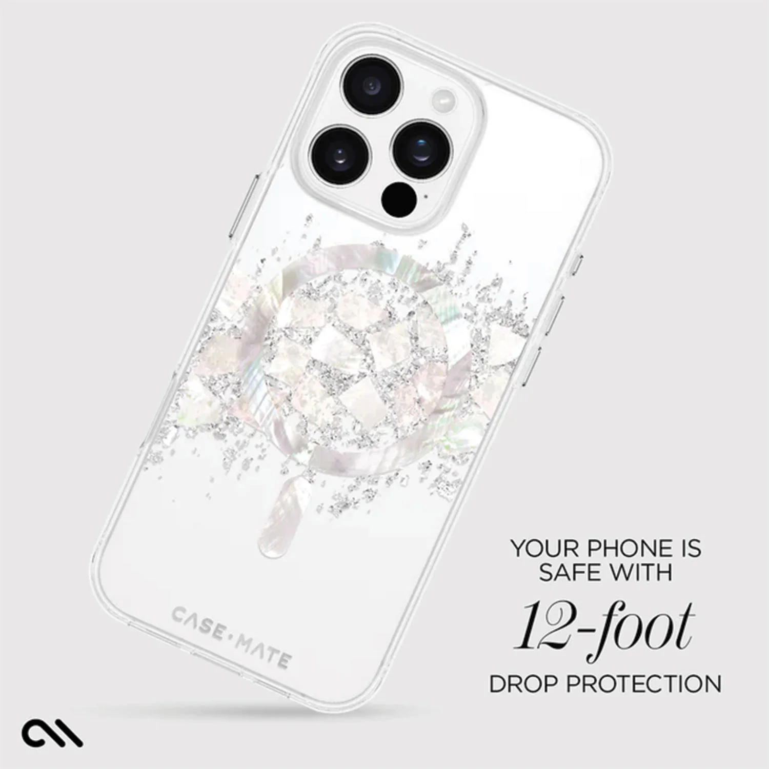 Case-Mate iPhone 16 Pro Case Touch of Pearl with MagSafe - Image 3