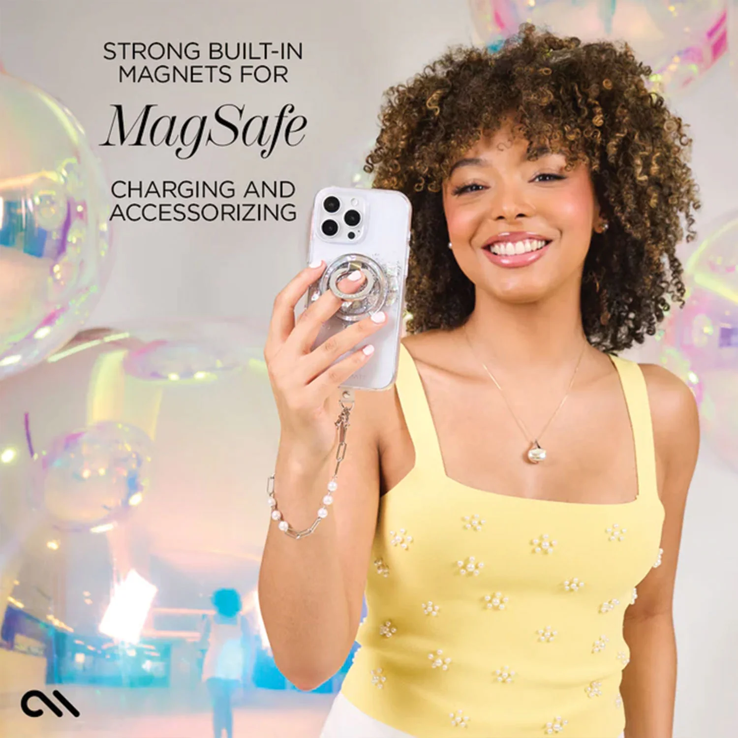 Case-Mate iPhone 16 Pro Case Touch of Pearl with MagSafe - Image 6
