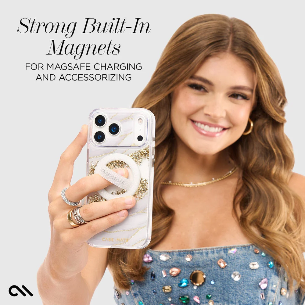 Case-Mate Karat Granite MagSafe Case for iPhone 17 Series - Image 3