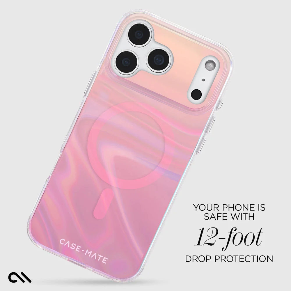 Case-Mate Peach Soap Bubble MagSafe Case for iPhone 17 Series - Image 2