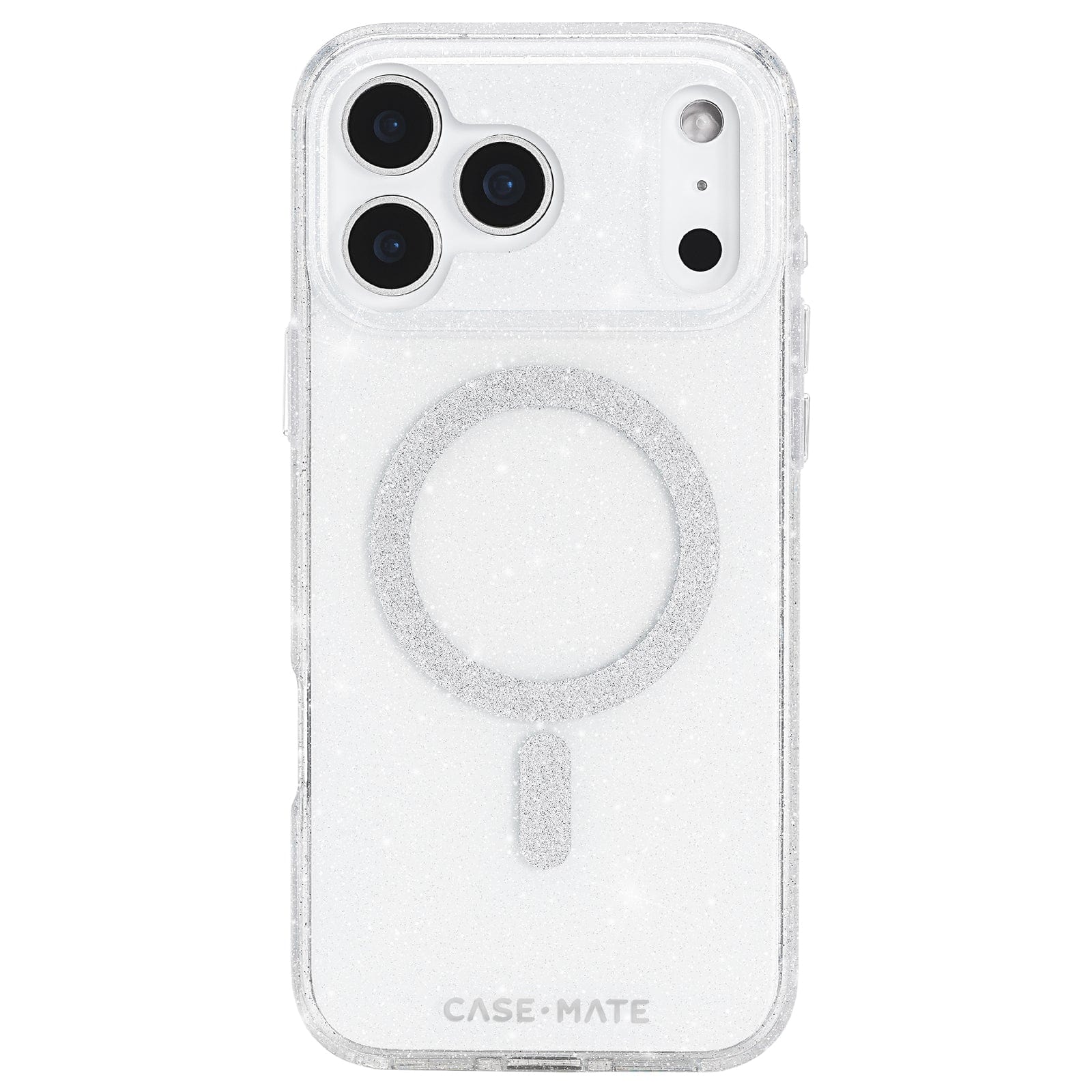 Case-Mate Sheer Twinkle Silver MagSafe Case for iPhone 17 Series