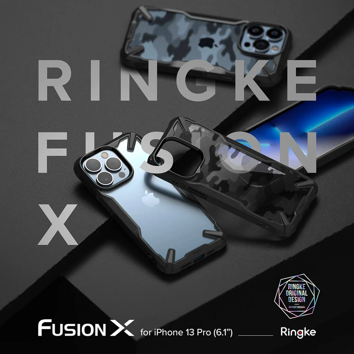 Ringke iPhone 13 Pro Max Case Fusion X Black - Image 6