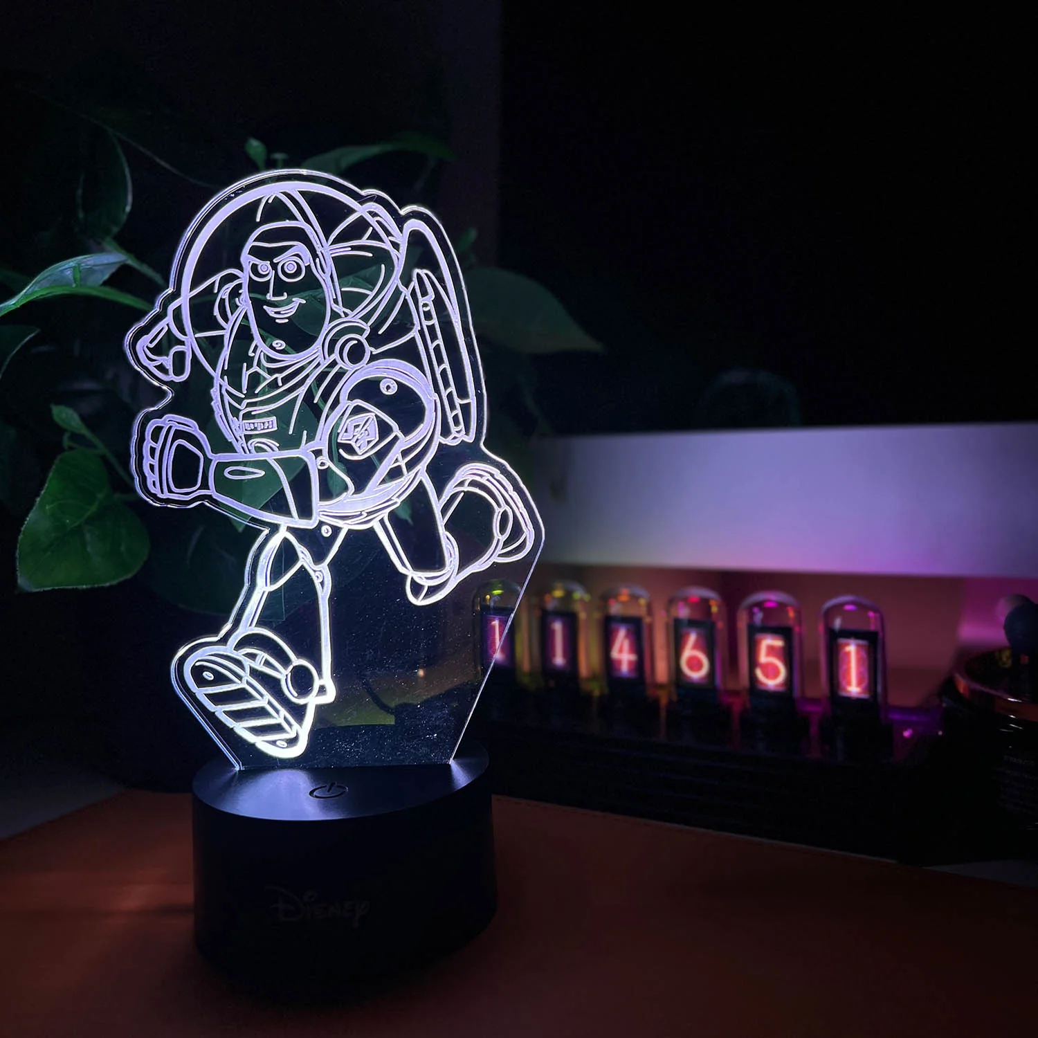 Disney 3D RGB App Controlled USB LED Night Light Buzz Light Year#1 - Image 3