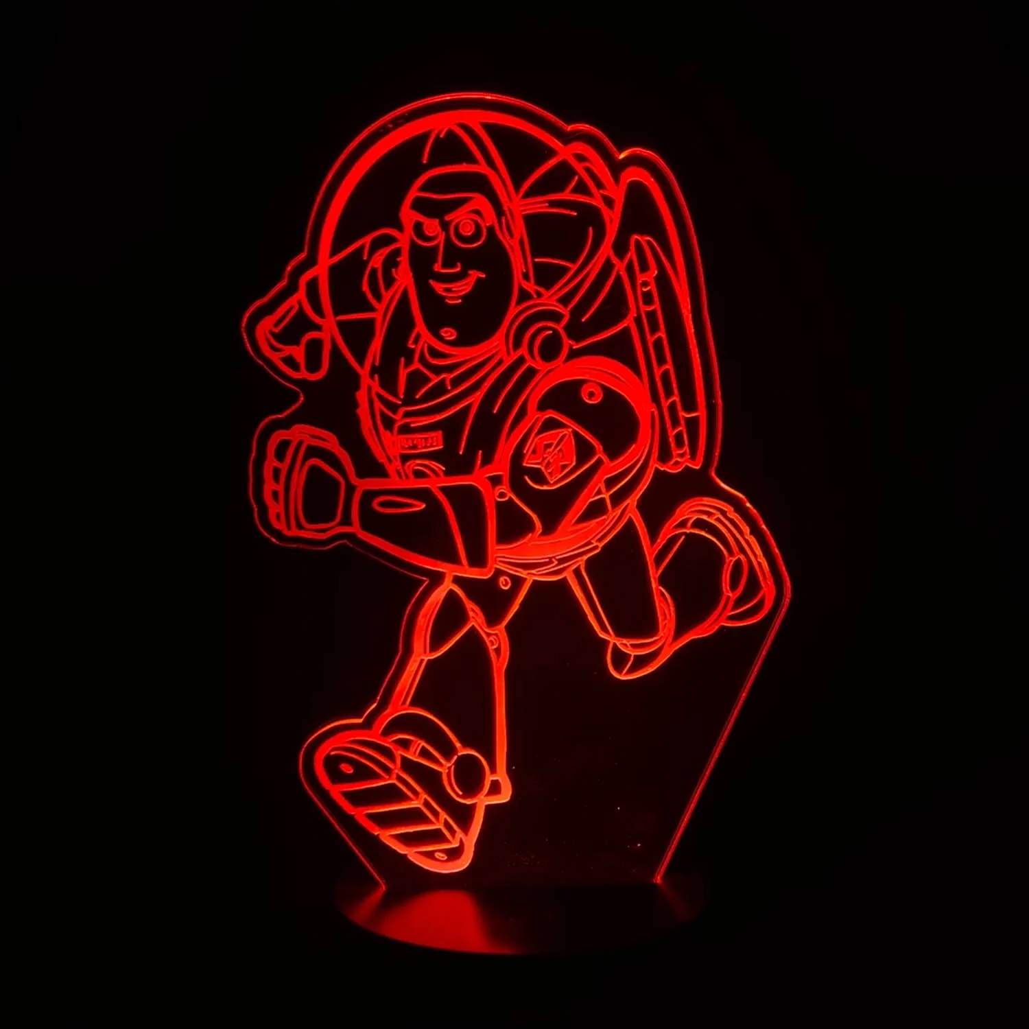Disney 3D RGB App Controlled USB LED Night Light Buzz Light Year#1 - Image 5