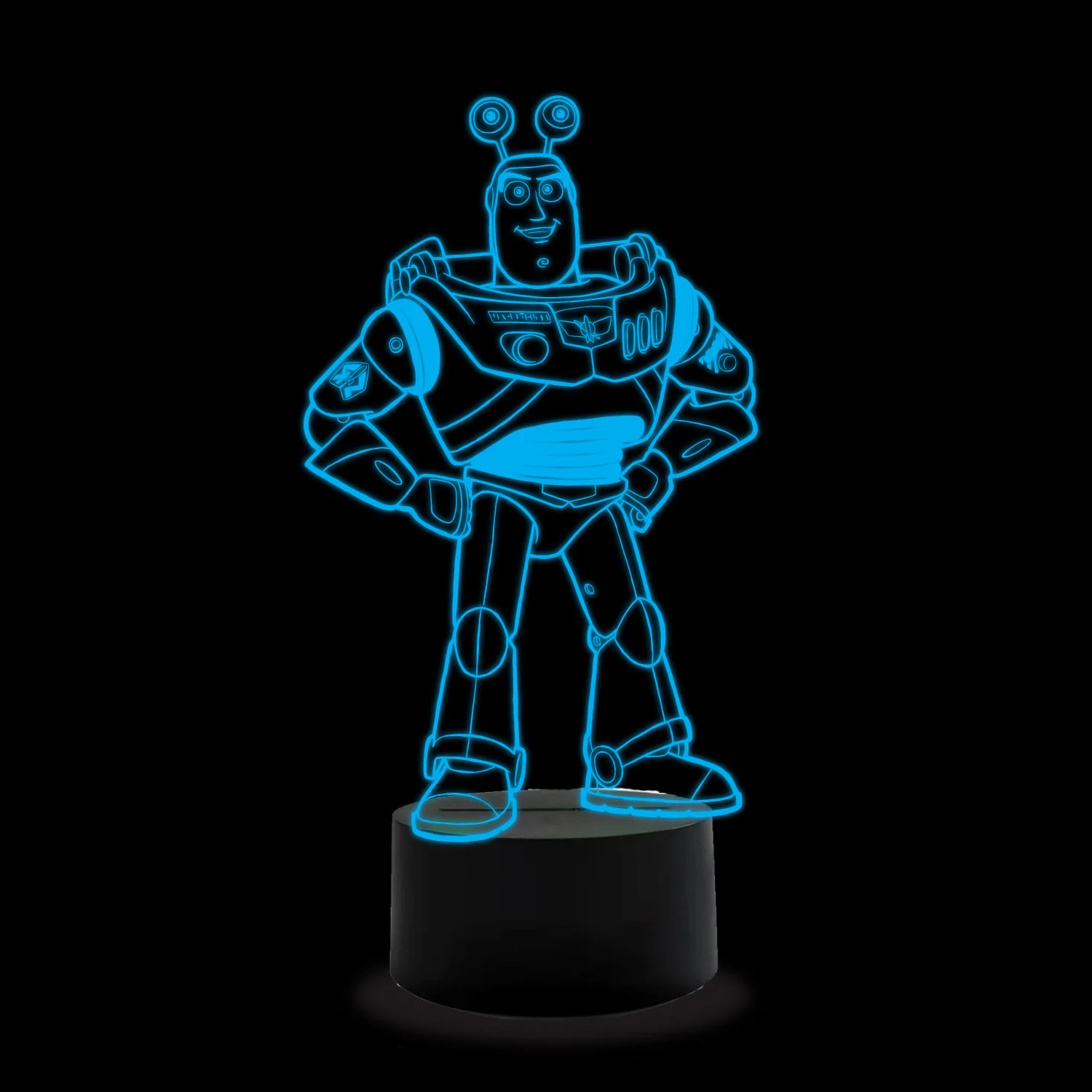 Disney 3D RGB App Controlled USB LED Night Light Buzz Light Year#2 - Image 4