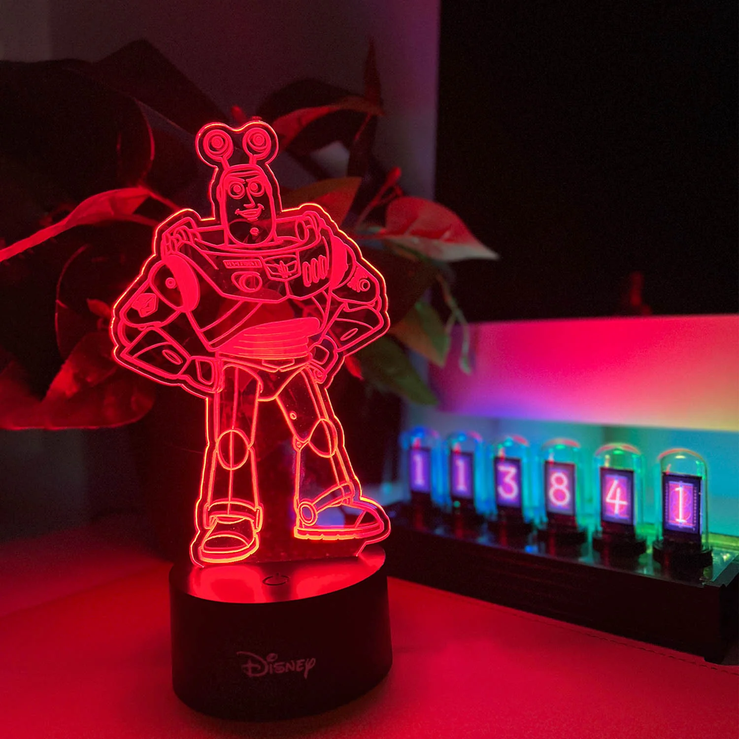 Disney 3D RGB App Controlled USB LED Night Light Buzz Light Year#2 - Image 5