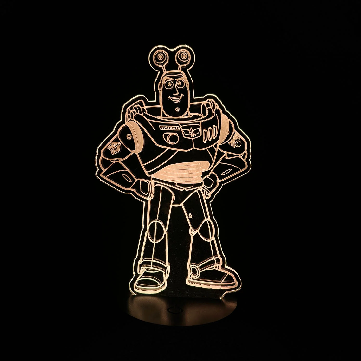 Disney 3D RGB App Controlled USB LED Night Light Buzz Light Year#2 - Image 6