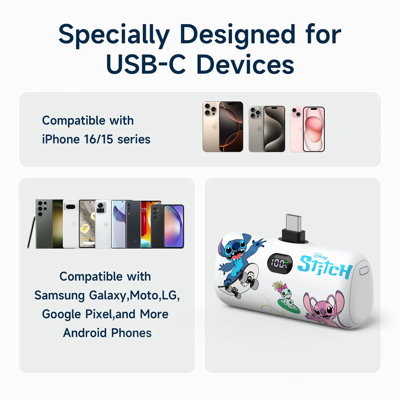 Disney Compact Power Bank 5000mAh with USB-C Connector - Image 14