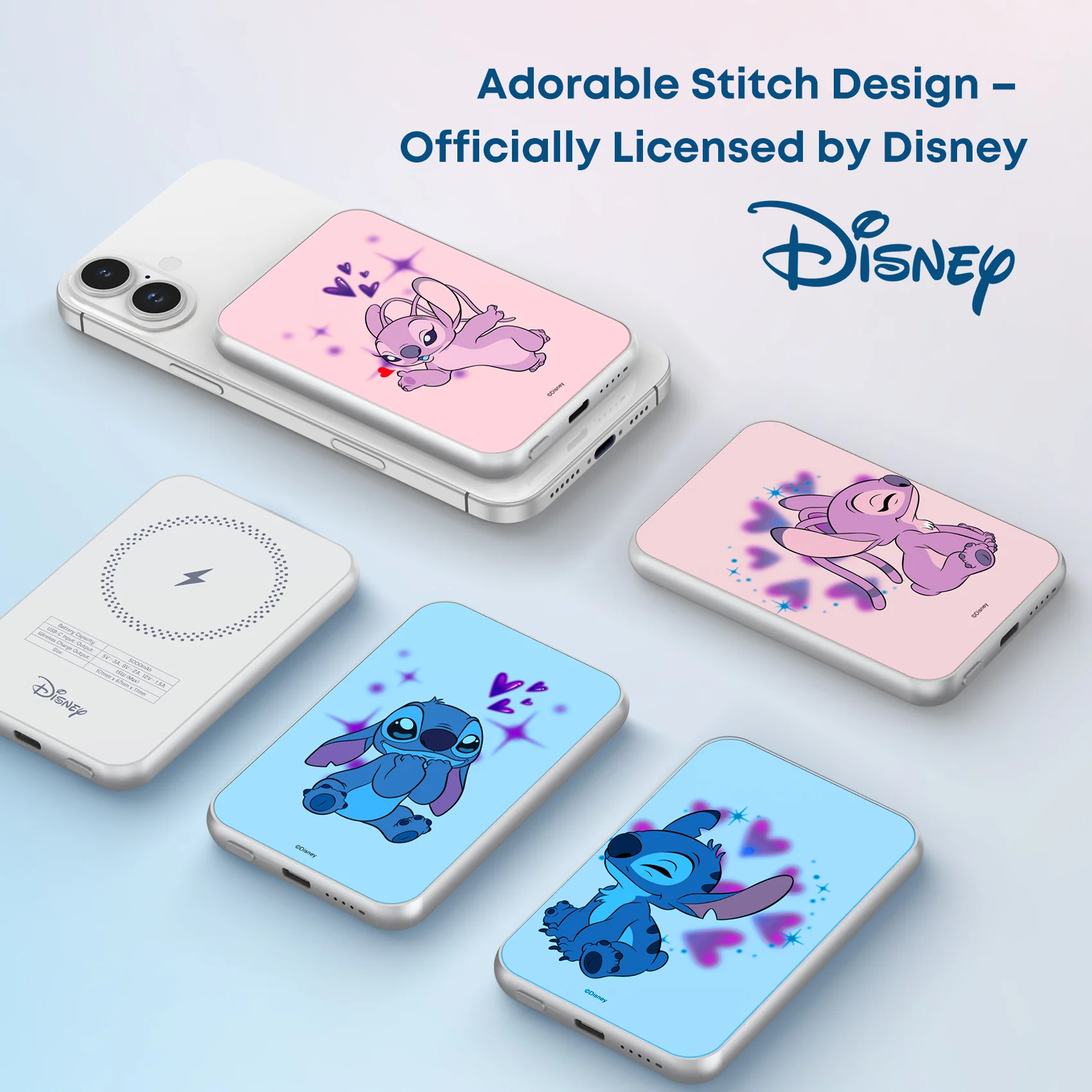 Disney Magnetic Power Bank 5000mAh 15W Fast Charging - Image 3