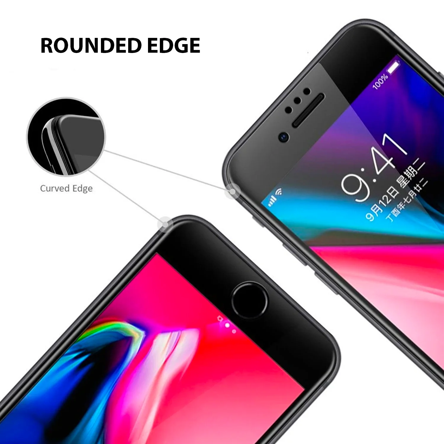 EFM iPhone 8 Plus & 7 Plus TT Sapphire Tempered Glass Screen Protector - Image 4