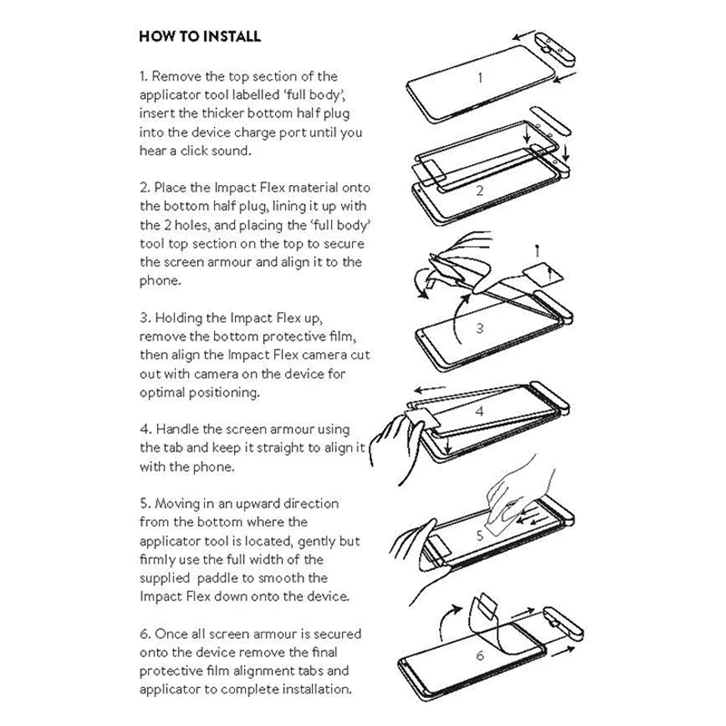 EFM Samsung Galaxy S10e Screen Protector Impact Flex Armour - Image 4