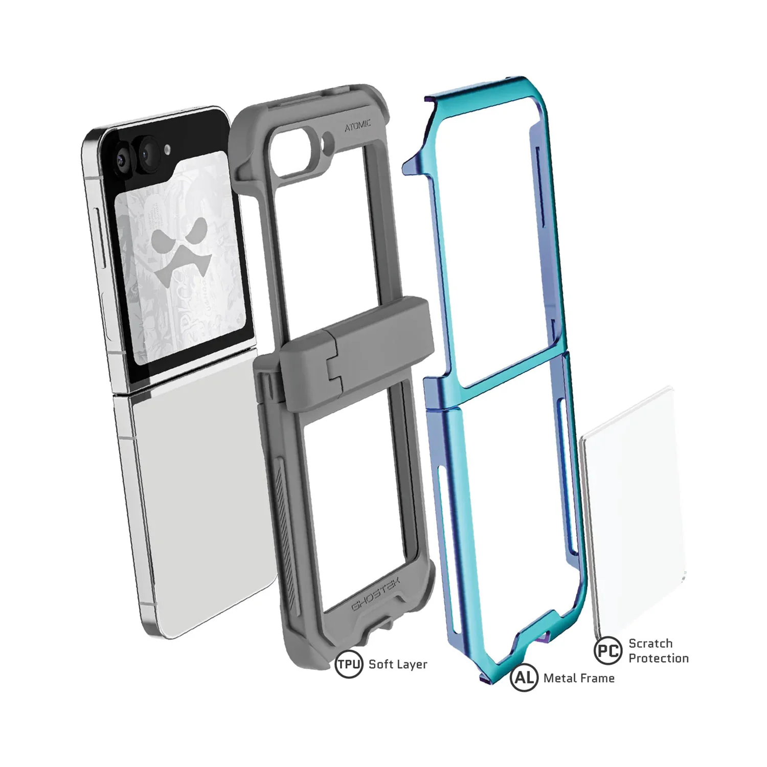Ghostek Galaxy Z Flip6 Case Atomic Slim - Image 12