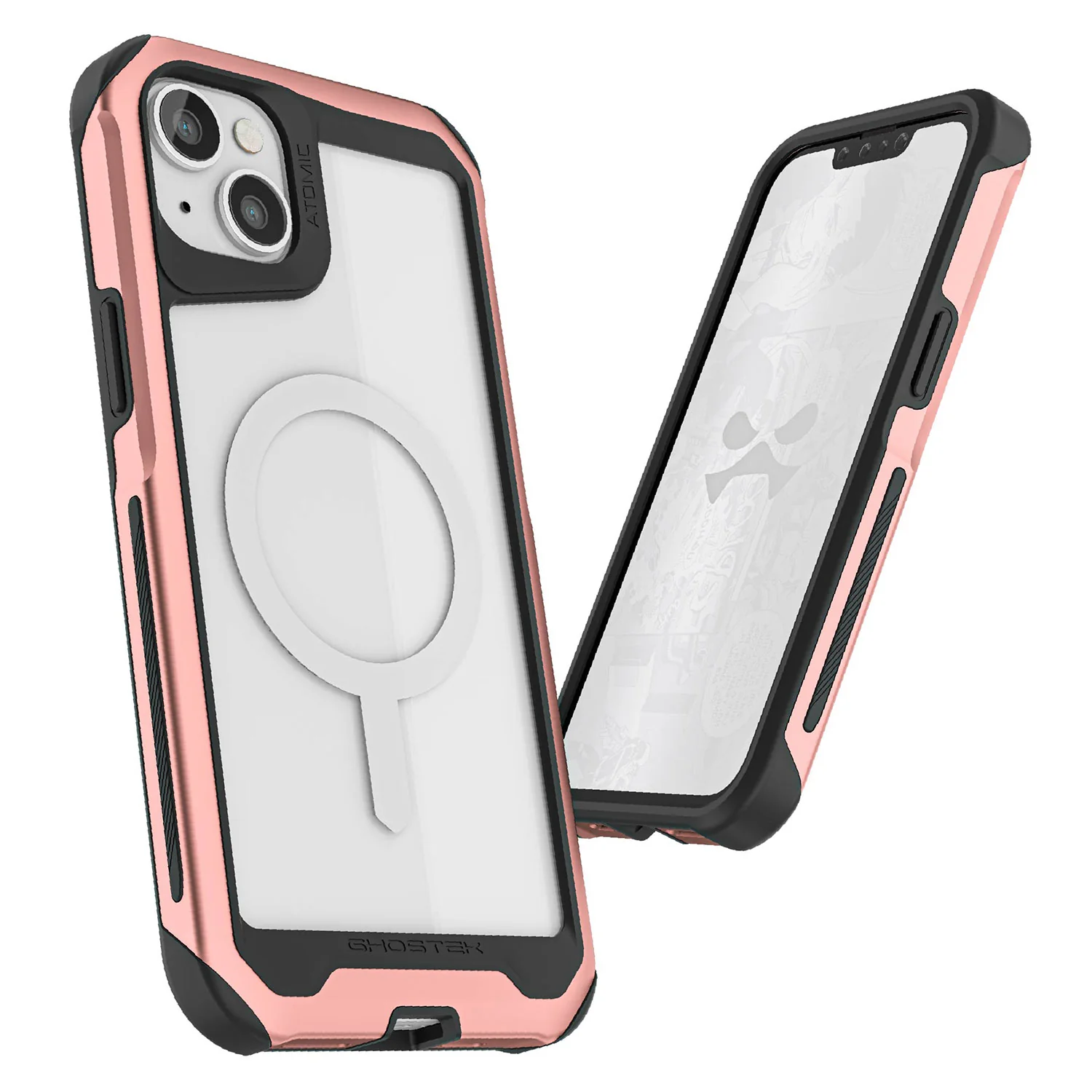 Ghostek iPhone 14 Plus Case Atomic Slim with Magsafe Pink