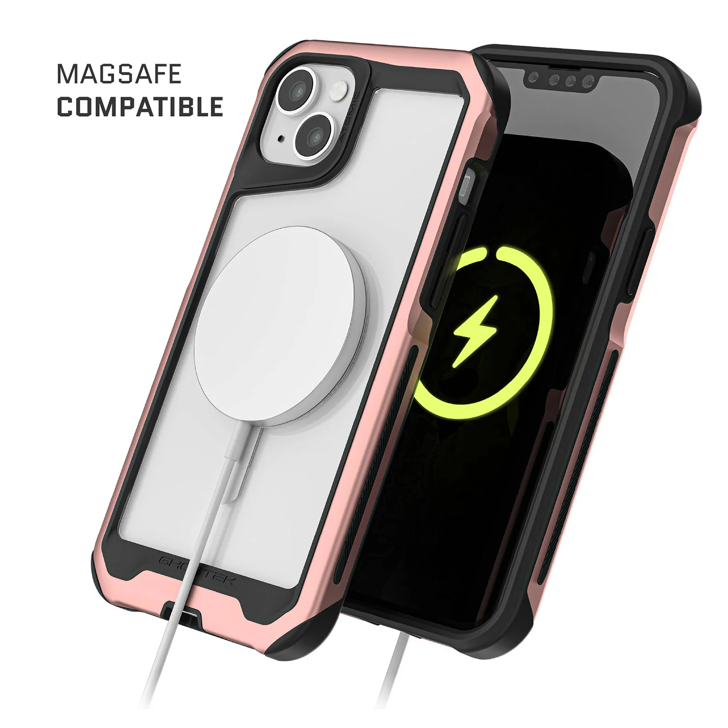 Ghostek iPhone 14 Plus Case Atomic Slim with Magsafe Pink - Image 7