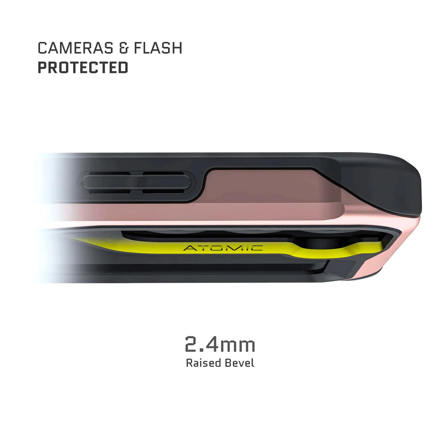 Ghostek Samsung Galaxy S22 5G Case Atomic Slim 4 Aluminum Phantom Pink - Image 6