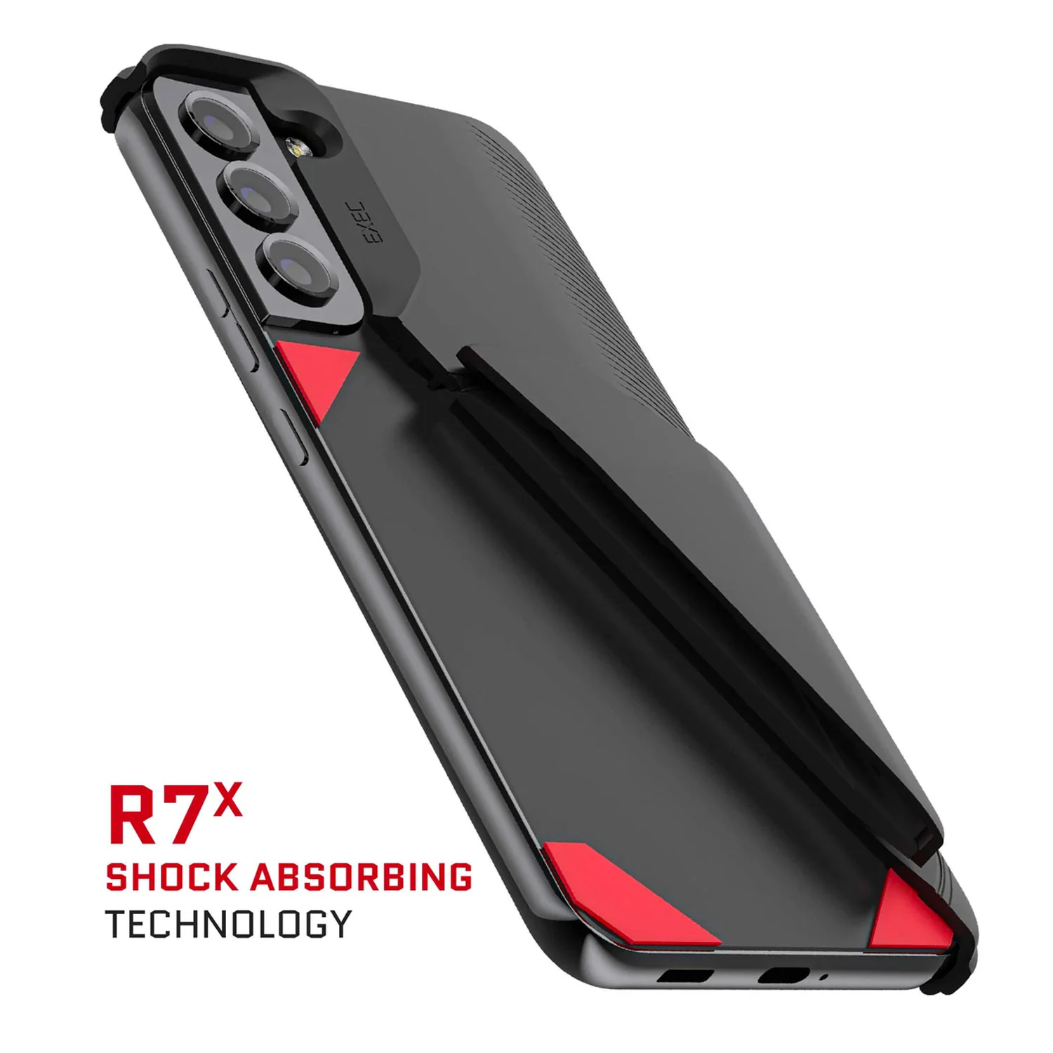 Ghostek Samsung Galaxy S22 Plus Case EXEC 5 Magnetic Wallet with Card Holder Black - Image 6