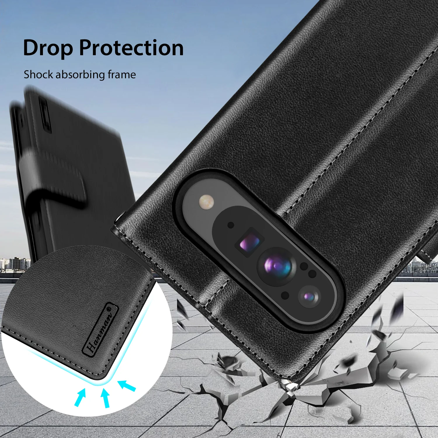 Hanman Google Pixel 9 Pro Leather Case - Image 6