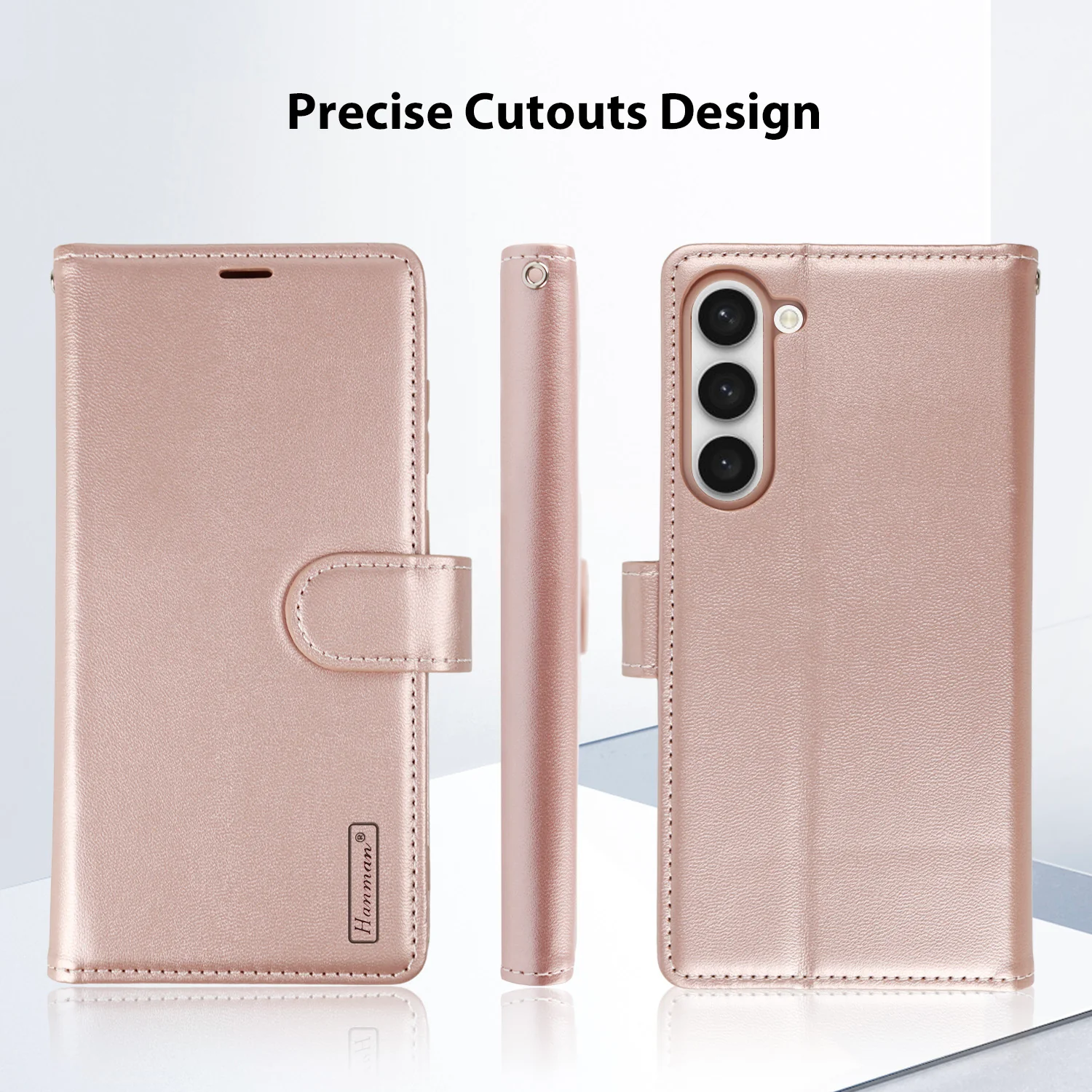 Hanman Samsung Galaxy S23 FE 5G Case Wallet Leather - Image 9