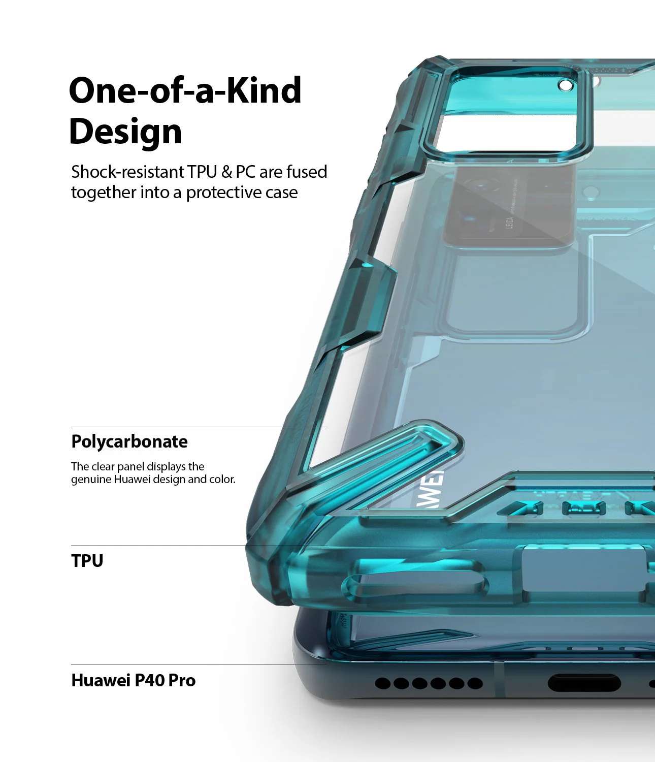 Huawei P40 Pro Case Ringke Fusion-X - Image 8