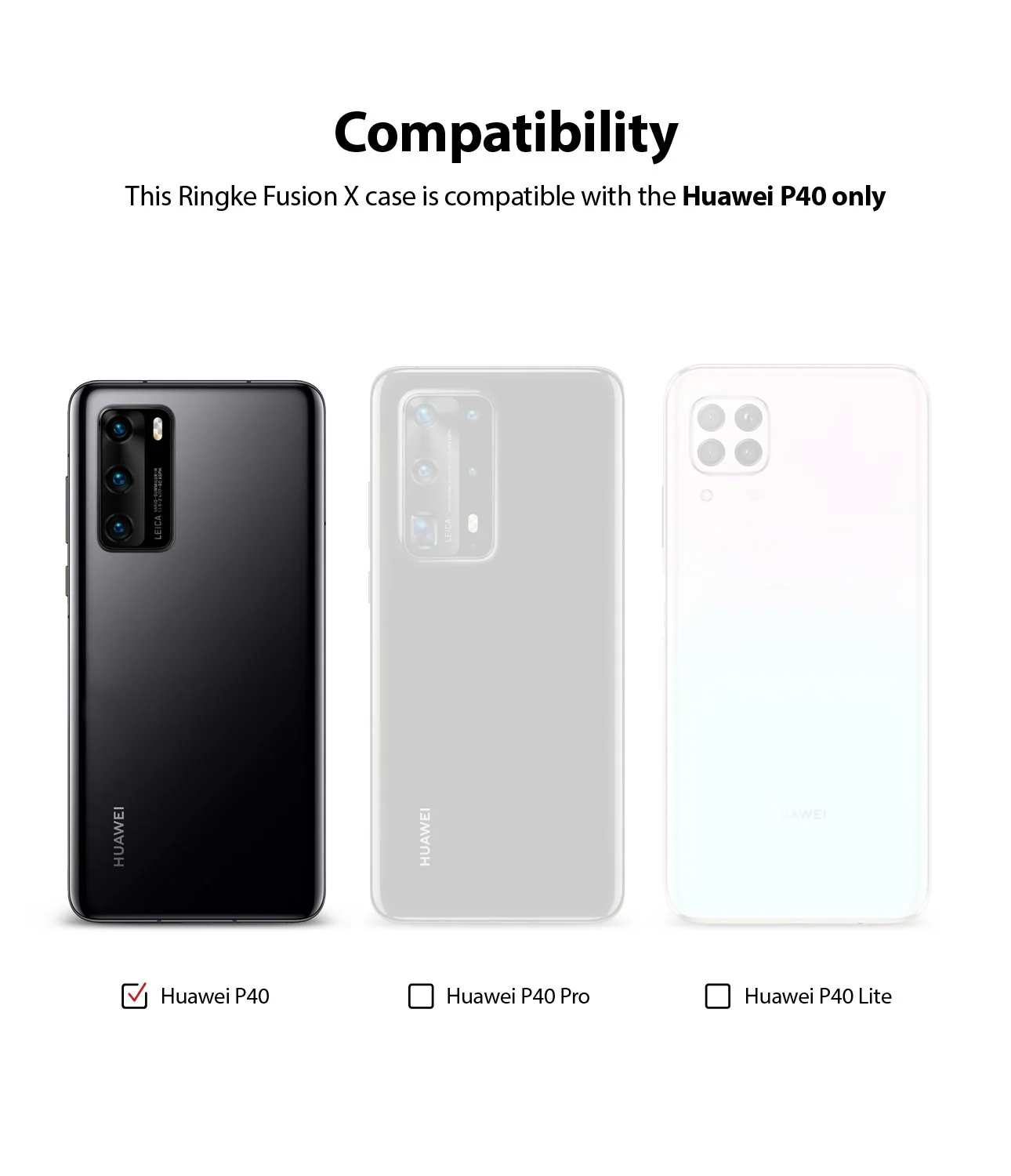 Huawei P40 Case Ringke Fusion-X - Image 12