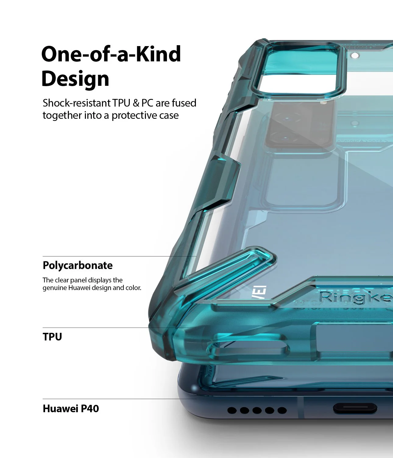 Huawei P40 Case Ringke Fusion-X - Image 7