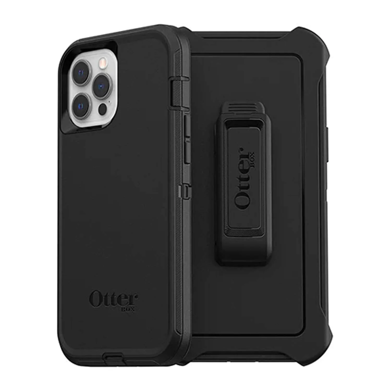 OtterBox iPhone 12 / 12 Pro Case Defender Black - Image 2