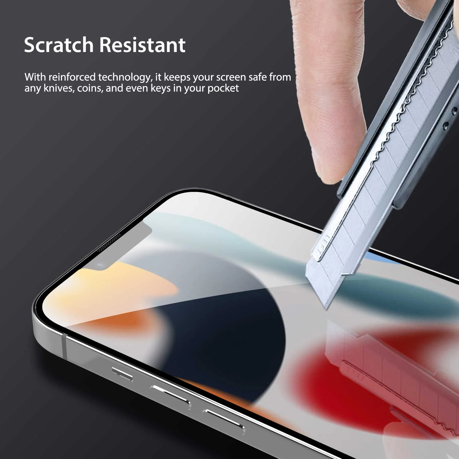 iPhone 13 Mini Full Tempered Glass Screen Protector 2 Pack - Image 4