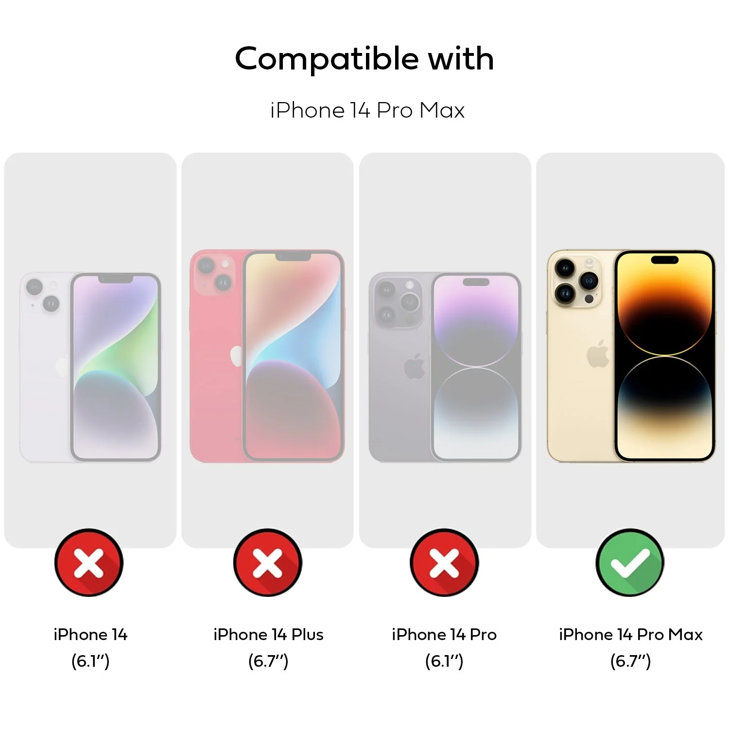 iPhone 14 Pro Max Tempered Glass Screen Protector 2 Pack w/ Installation Kit - Image 13