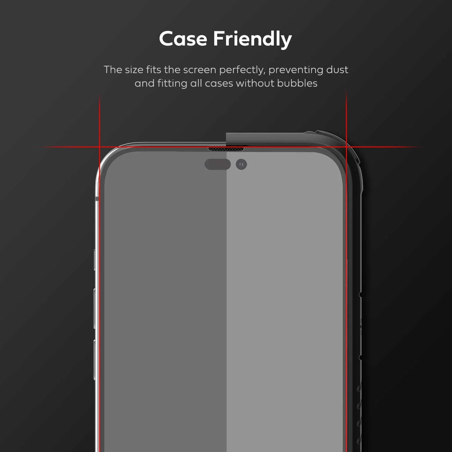 iPhone 14 Pro Max Tempered Glass Screen Protector 2 Pack w/ Installation Kit - Image 2