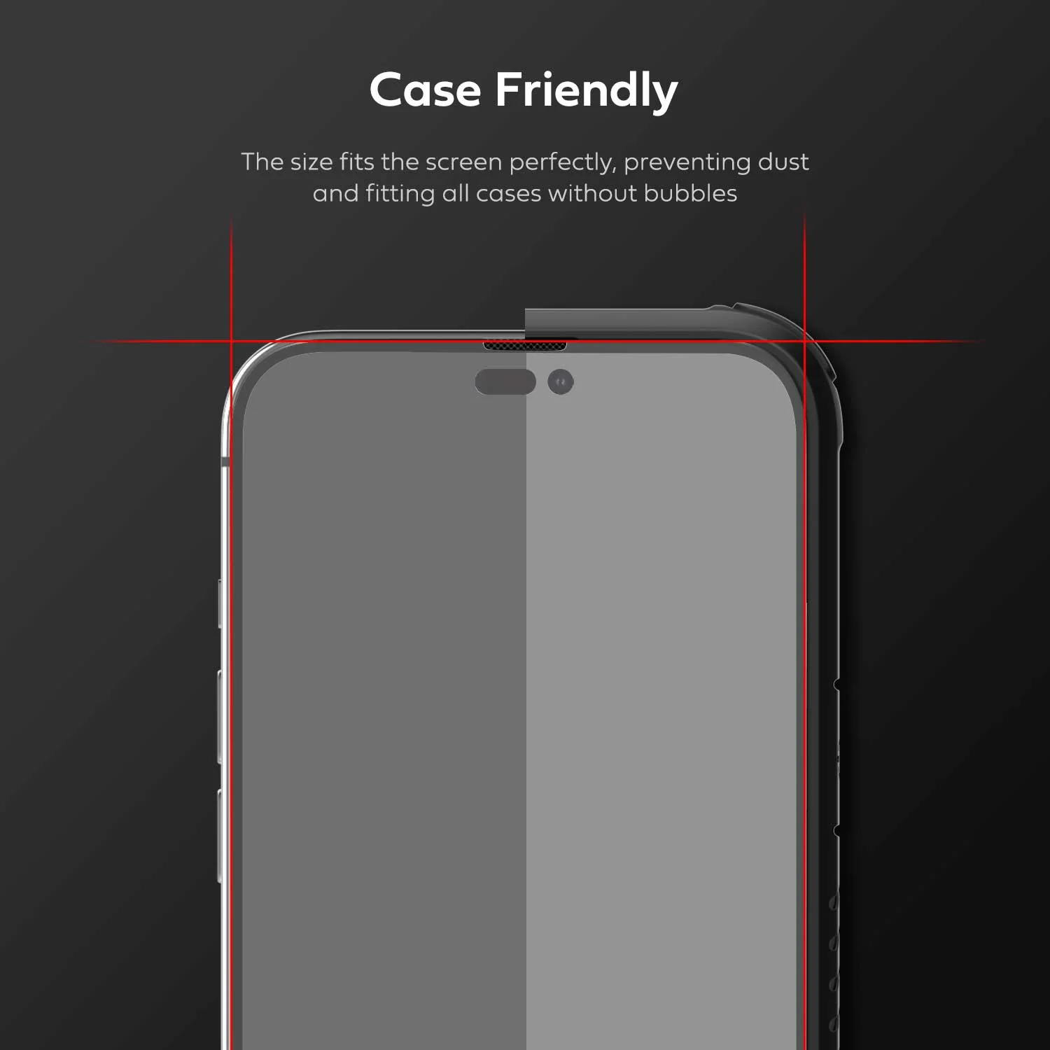 iPhone 14 Pro Tempered Glass Screen Protector 2 Pack w/ Installation Kit - Image 3