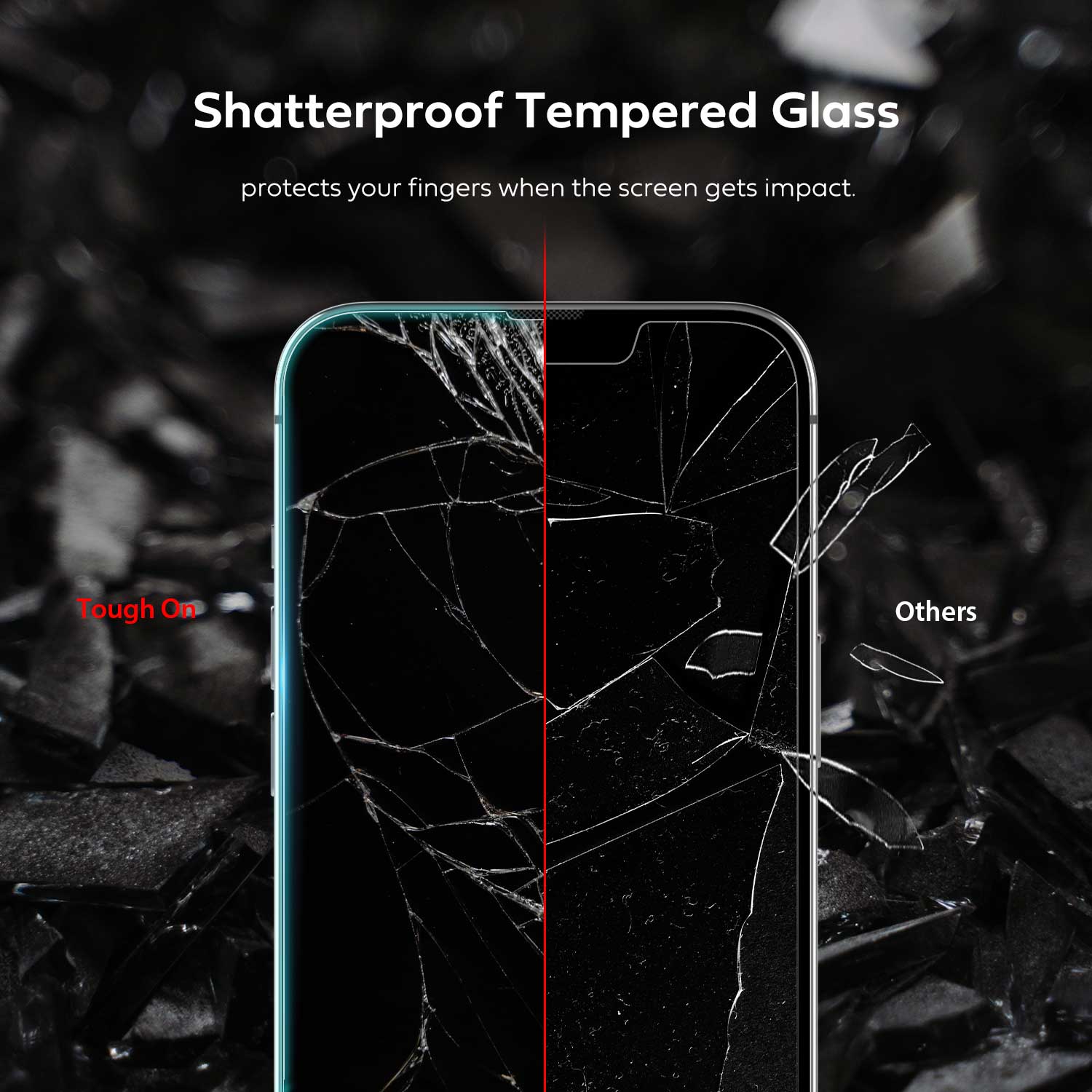 iPhone 14 Pro Tempered Glass Screen Protector 2 Pack w/ Installation Kit - Image 5
