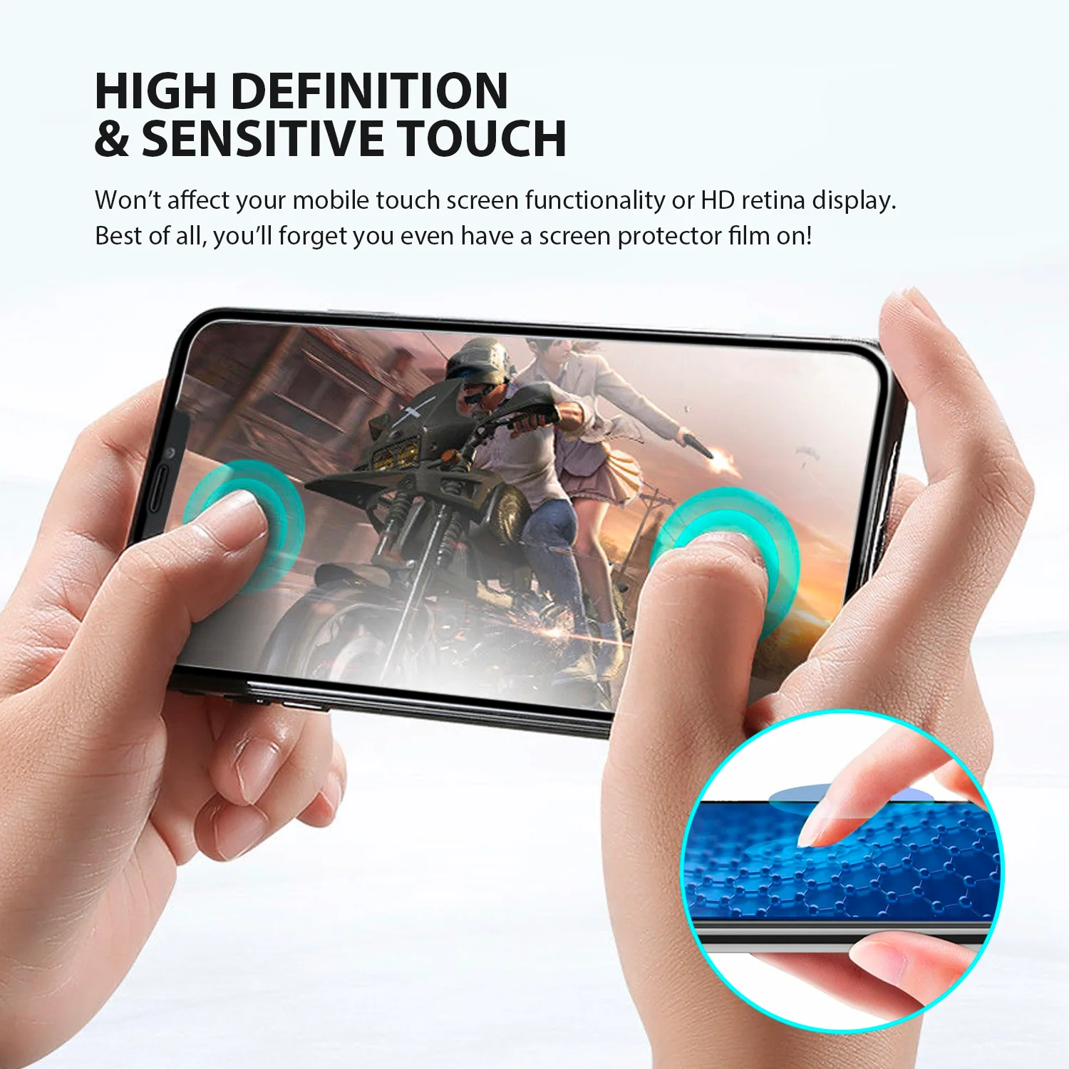 iPhone XR Screen Protector Tough On Tough Nano Xtreme Guard - Image 4