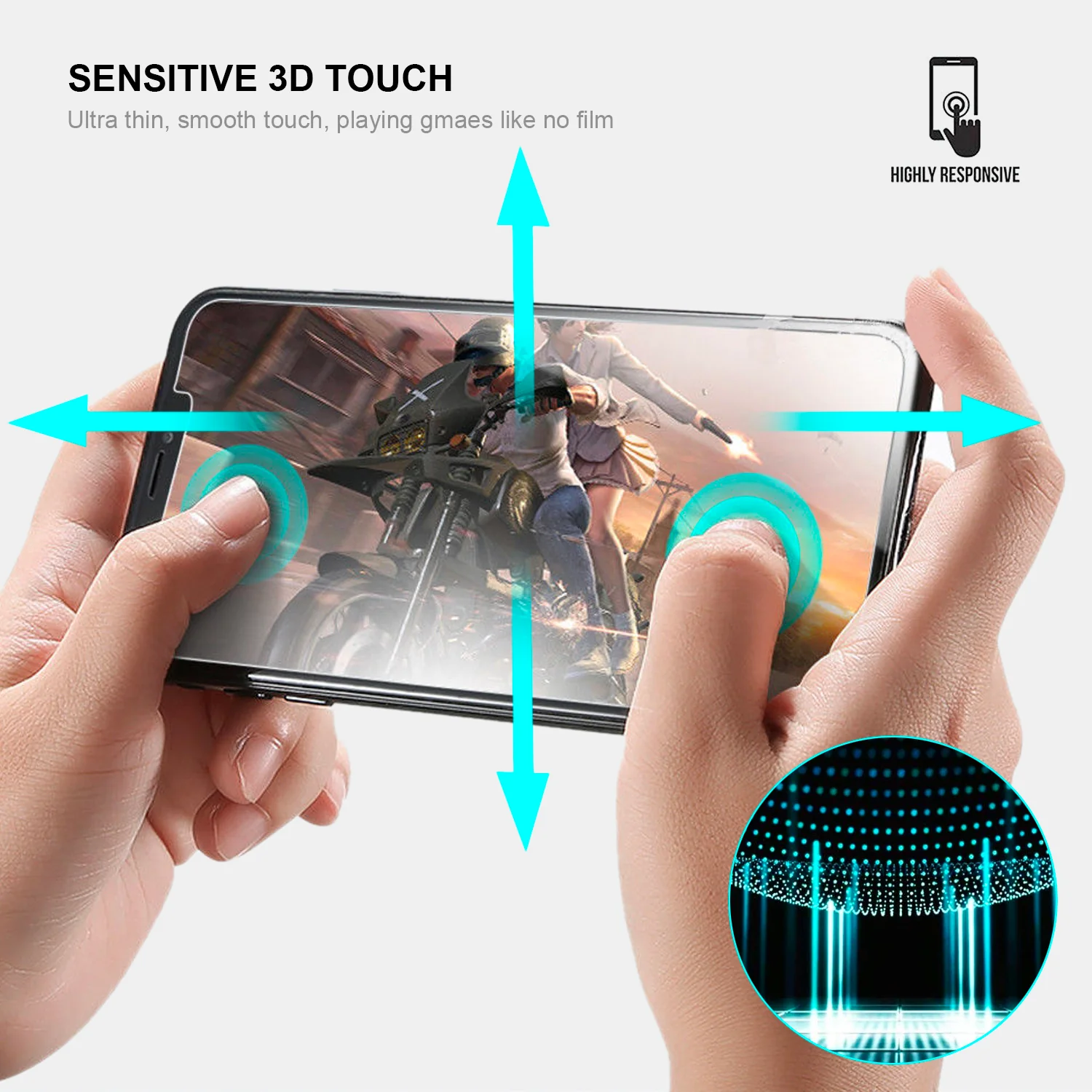 iPhone XR Tempered Glass Screen Protector Tough on Double Strong - Image 4