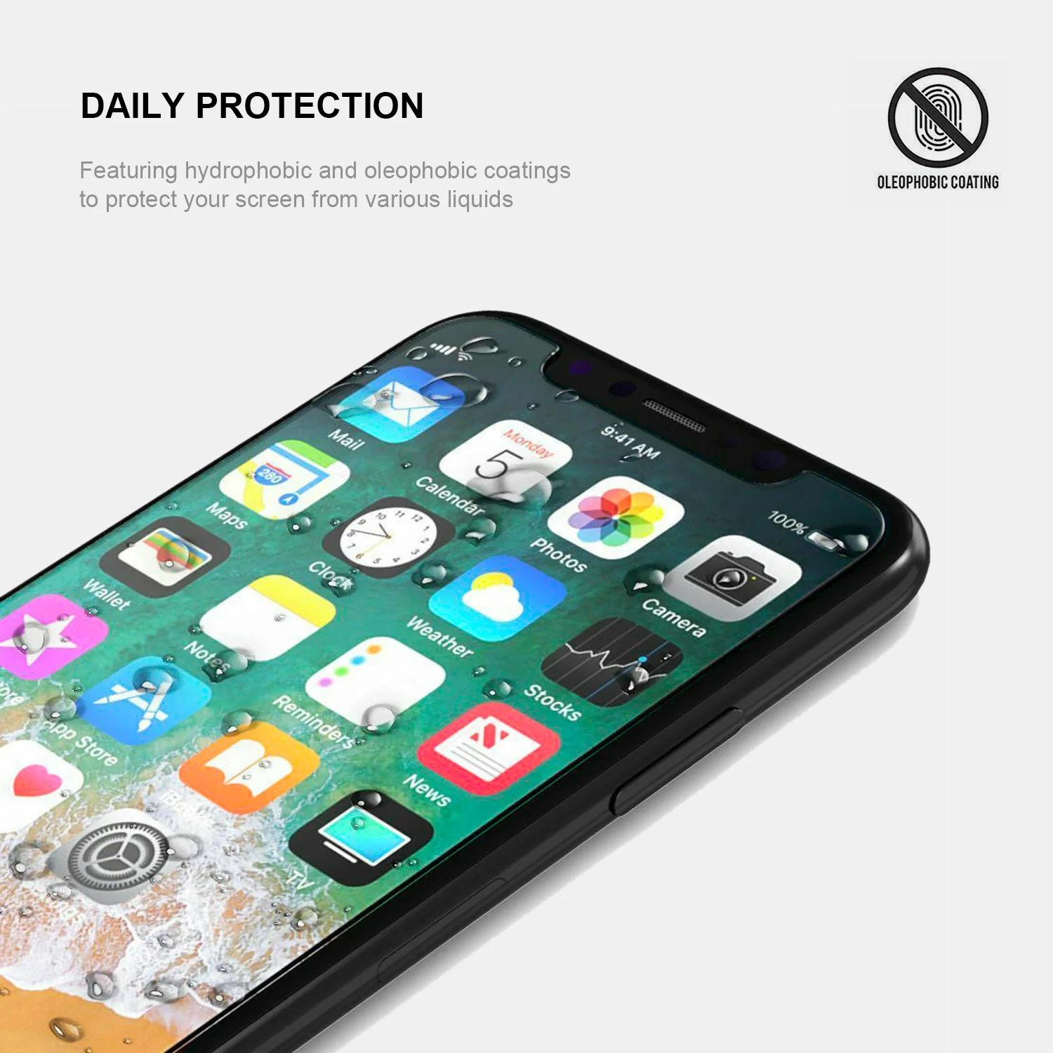 iPhone XR Tempered Glass Screen Protector Tough on Double Strong - Image 5