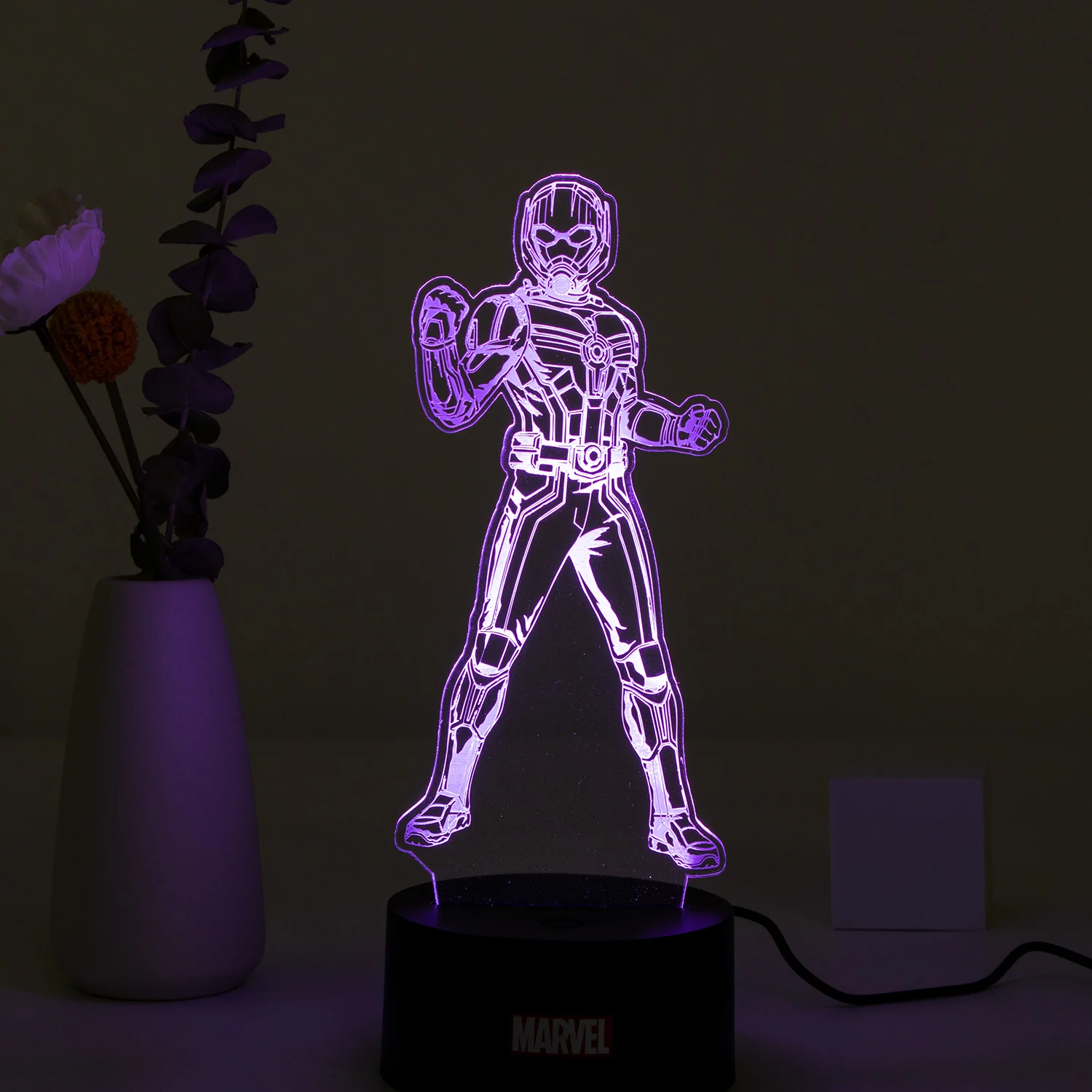 Marvel 3D RGB App Controlled USB LED Night Light Ant Man - Image 4