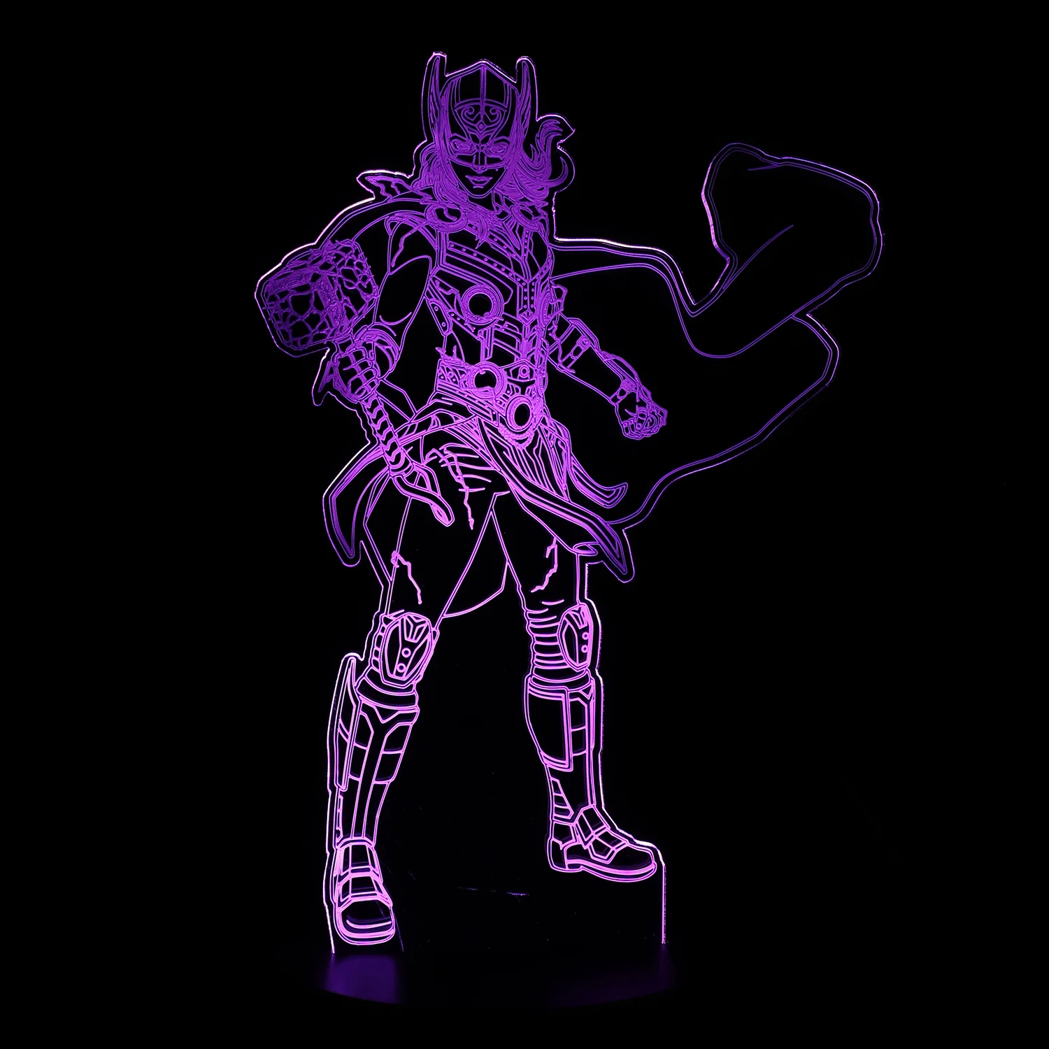 Marvel 3D RGB App Controlled USB LED Night Light Thor LAT version 2 - Image 3
