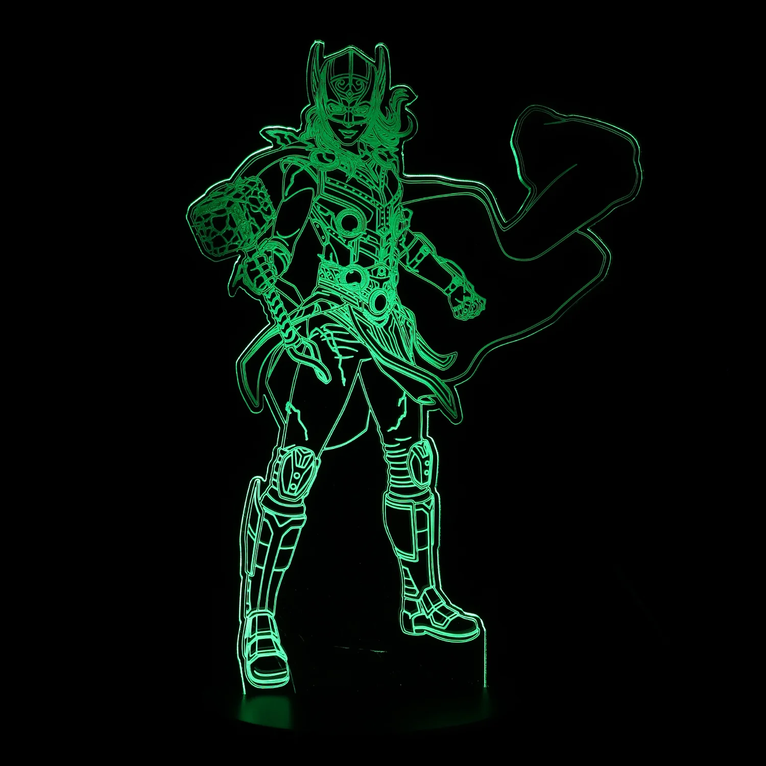 Marvel 3D RGB App Controlled USB LED Night Light Thor LAT version 2 - Image 4