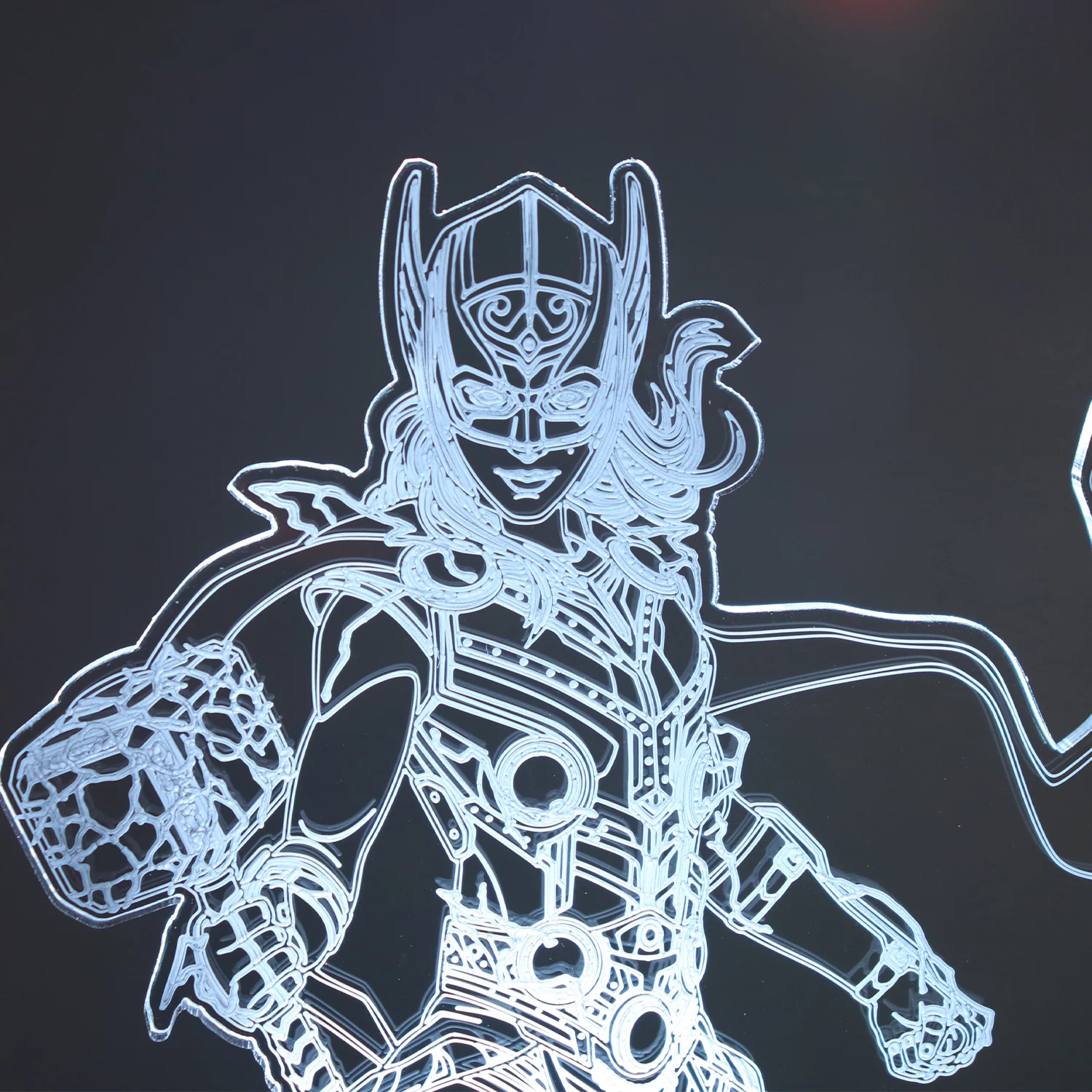 Marvel 3D RGB App Controlled USB LED Night Light Thor LAT version 2 - Image 7