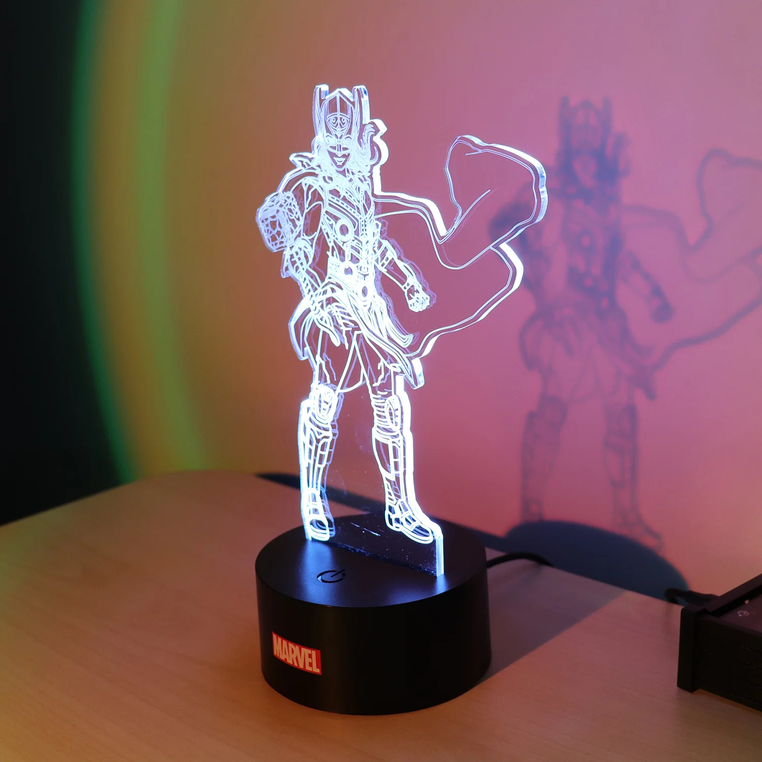 Marvel 3D RGB App Controlled USB LED Night Light Thor LAT version 2 - Image 9