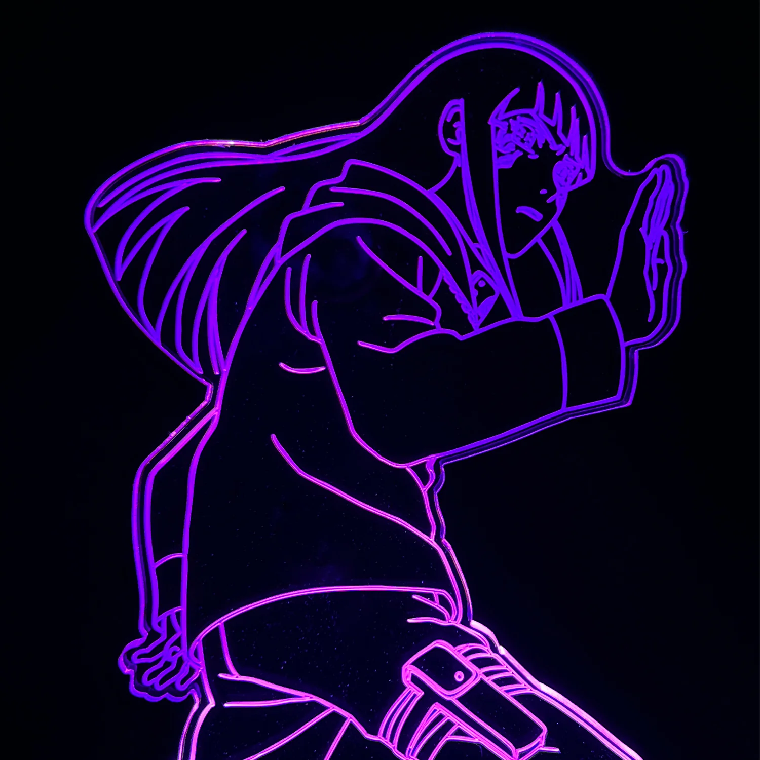 NARUTO 3D RGB App Controlled USB LED Night Light Hinata - Image 3