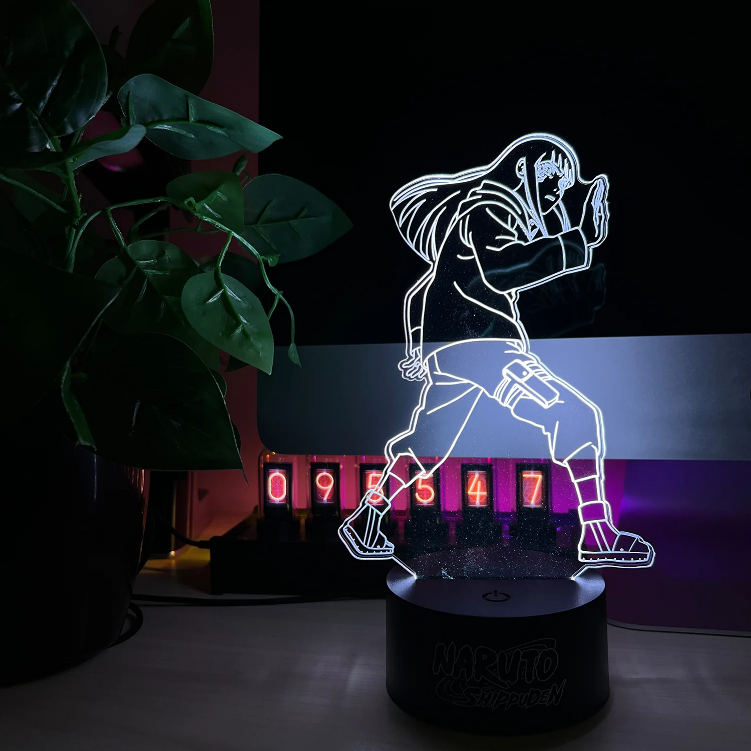 NARUTO 3D RGB App Controlled USB LED Night Light Hinata - Image 4