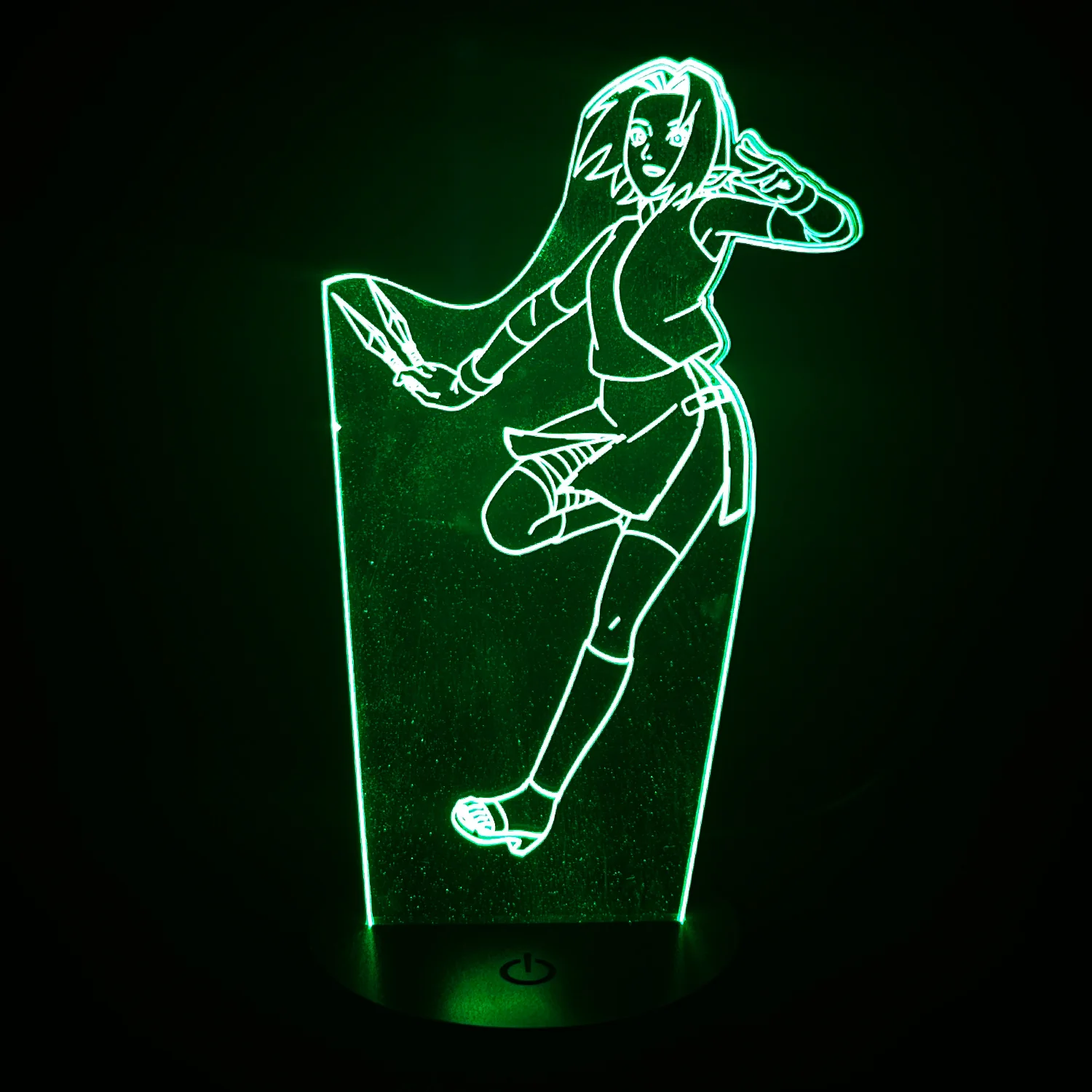 NARUTO 3D RGB App Controlled USB LED Night Light Sakura - Image 2