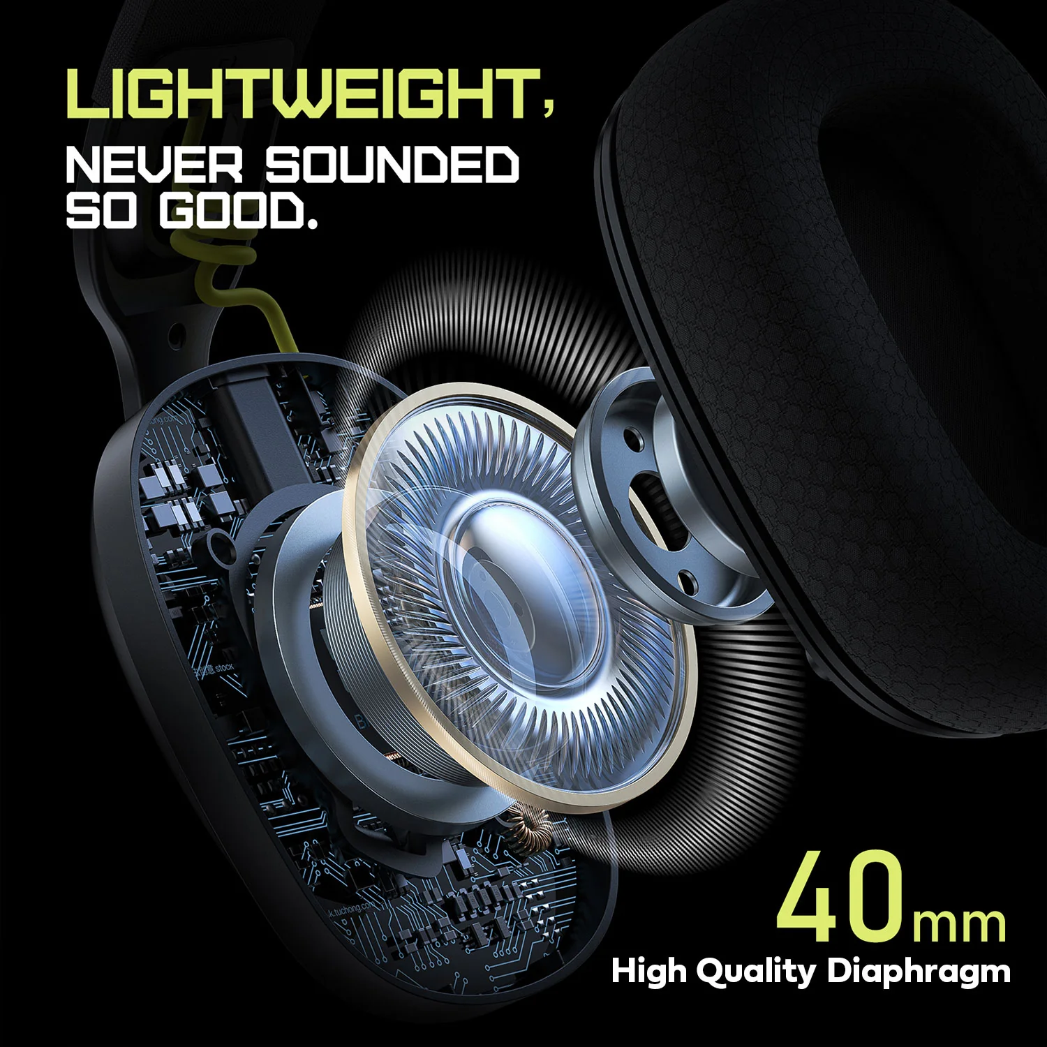 Onikuma B2 Gaming Headset Bluetooth Wireless Wired Headphone - Image 4