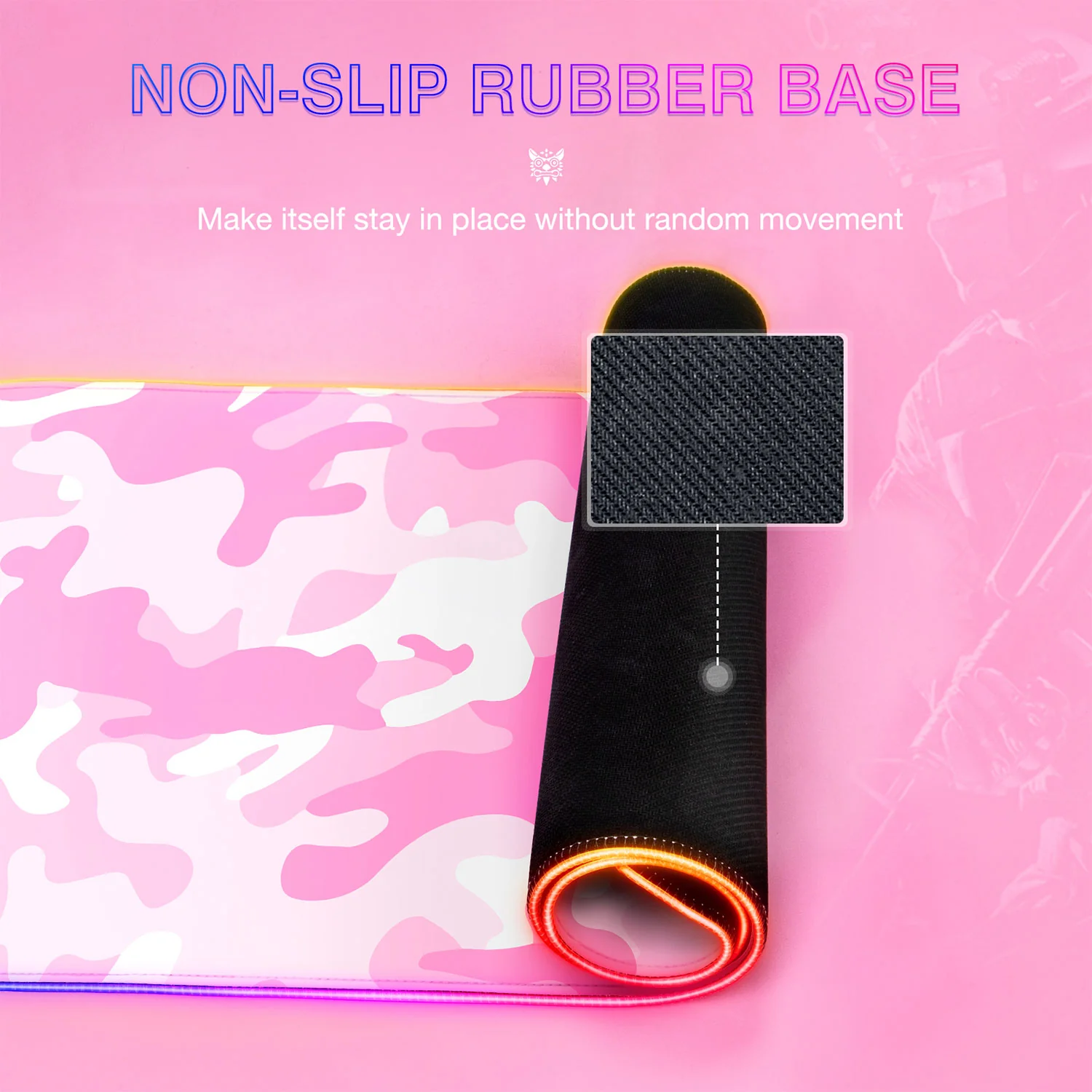 Onikuma RGB Gaming Mouse Pad - Image 5