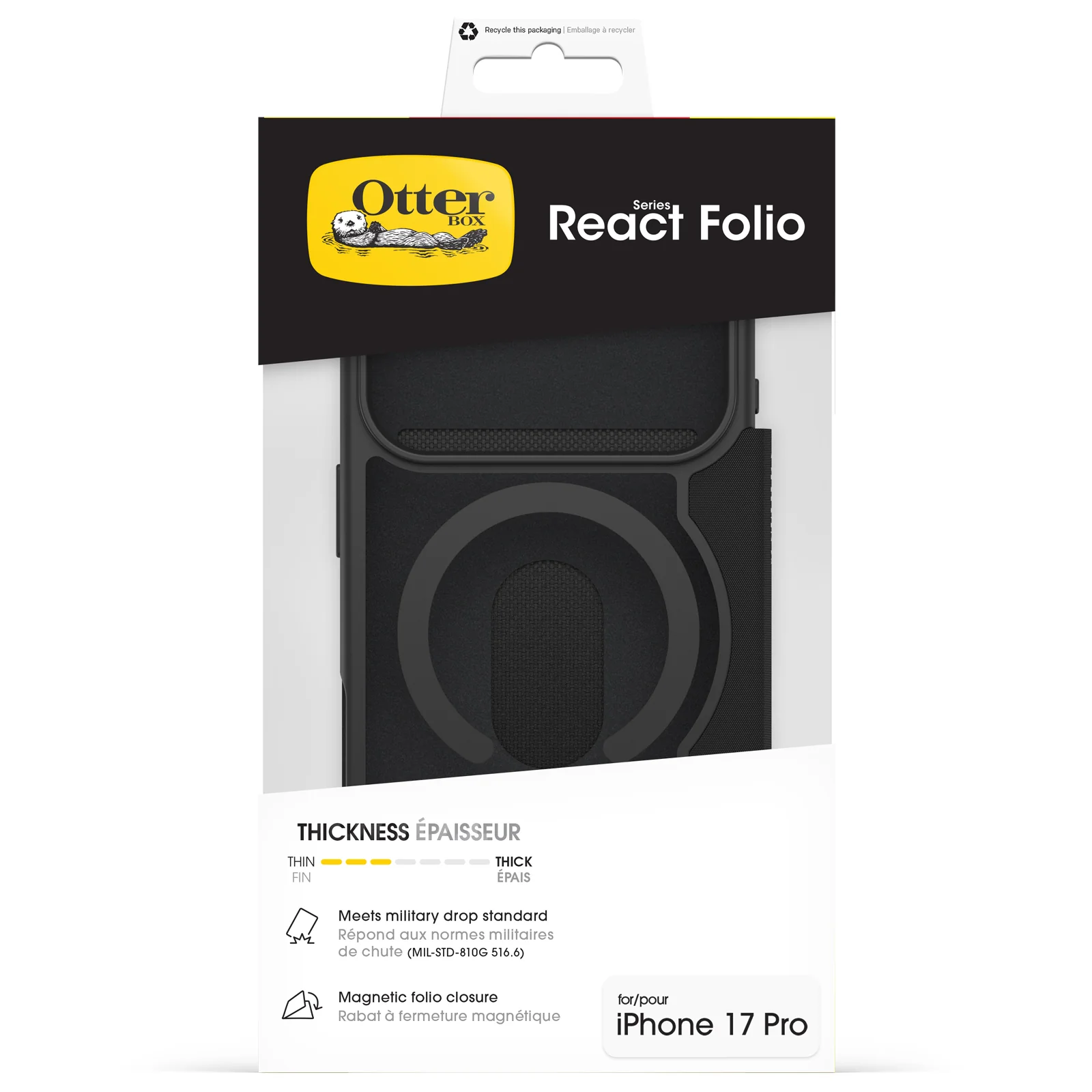 OtterBox React Folio Case with MagSafe for iPhone 17 Series - Image 12